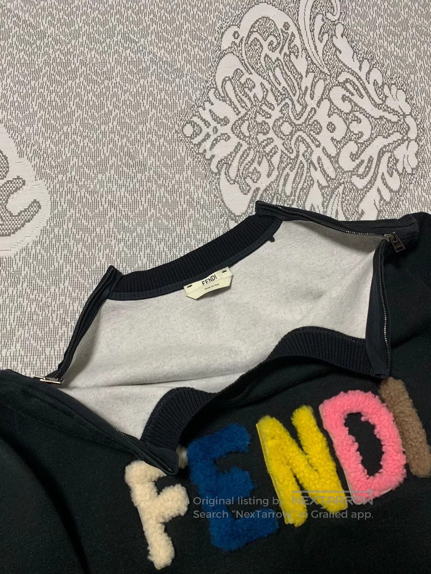 Fendi FENDI Colorful Detachable Logo Sweatshirt. Size US XXS / EU 40 - 2 Thumbnail