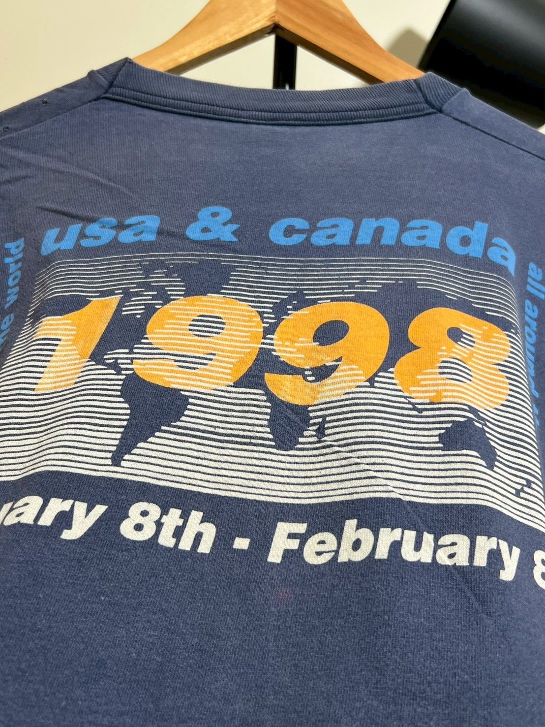 Band Tees × Vintage Vintage 1998's Oasis All Around The World USA Canada bnz02 Size US XL / EU 56 / 4 - 7 Thumbnail