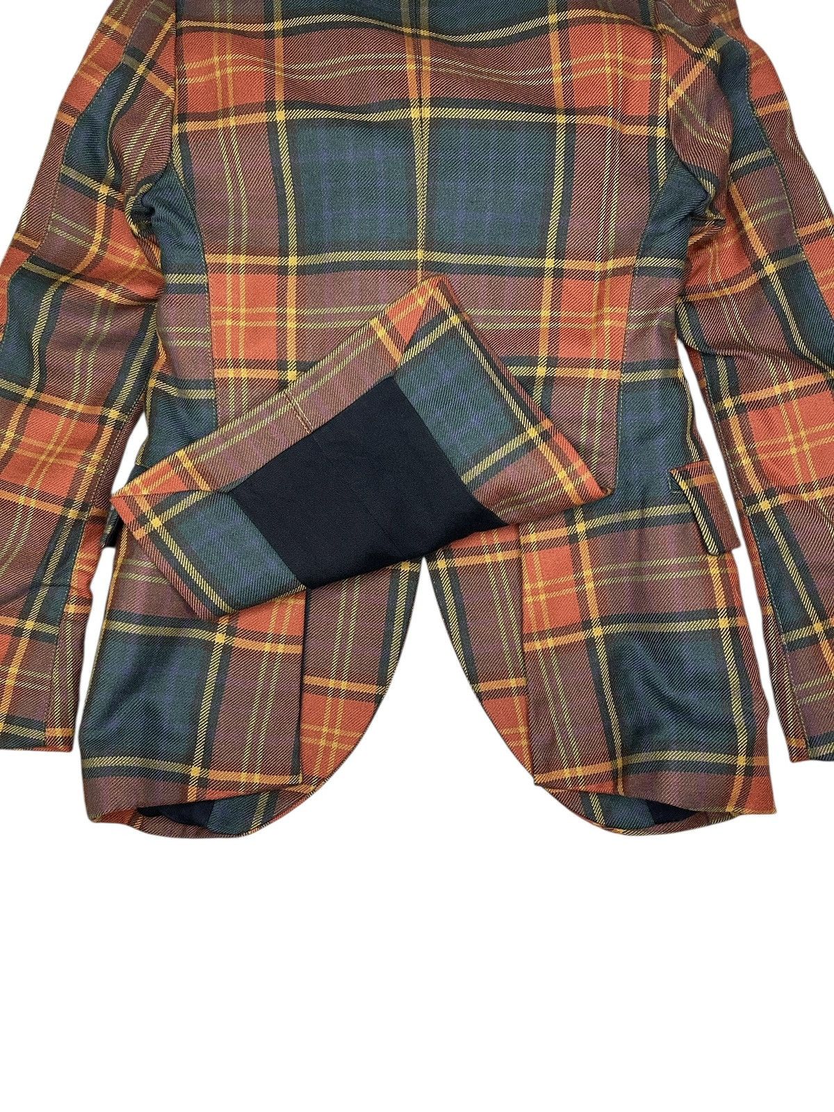 Paul Harnden Shoemakers Wool Tartan Blazer Size XS / US 0-2 / IT 36-38 - 5 Thumbnail