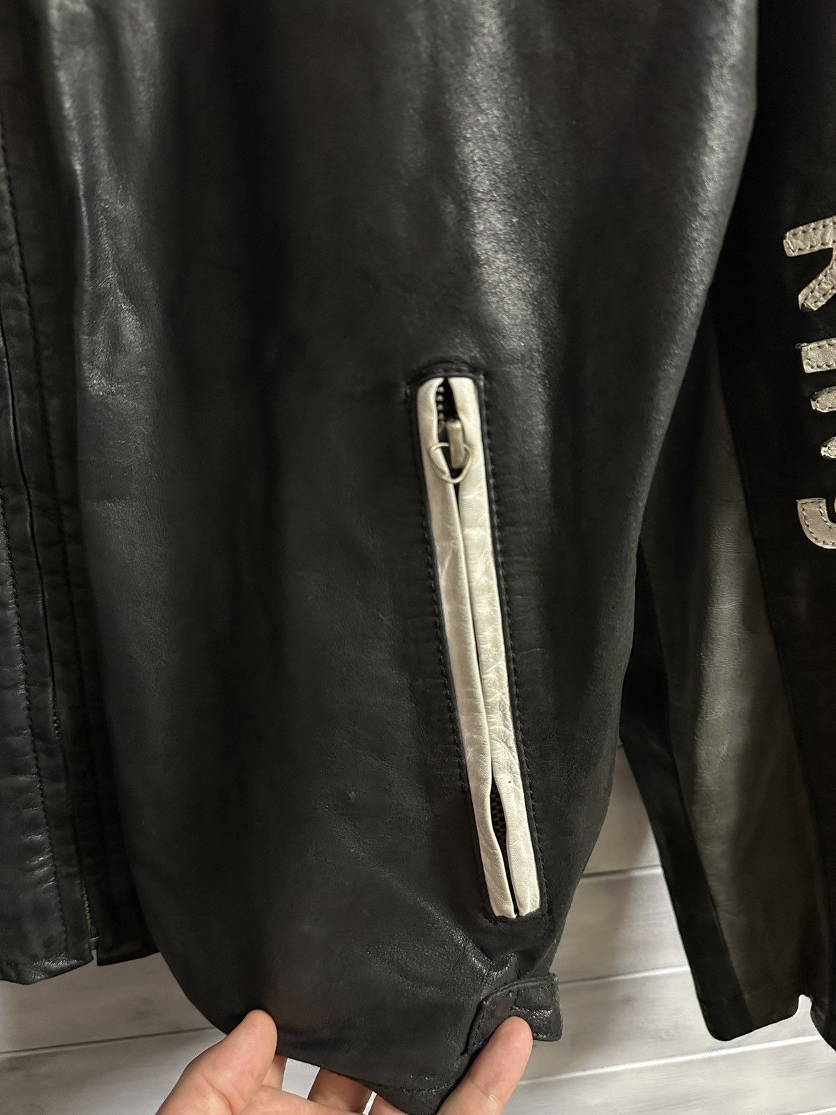 Other Rare 4 Wards Leather Jacket Racing Motorcycle Size US M / EU 48-50 / 2 - 9 Thumbnail
