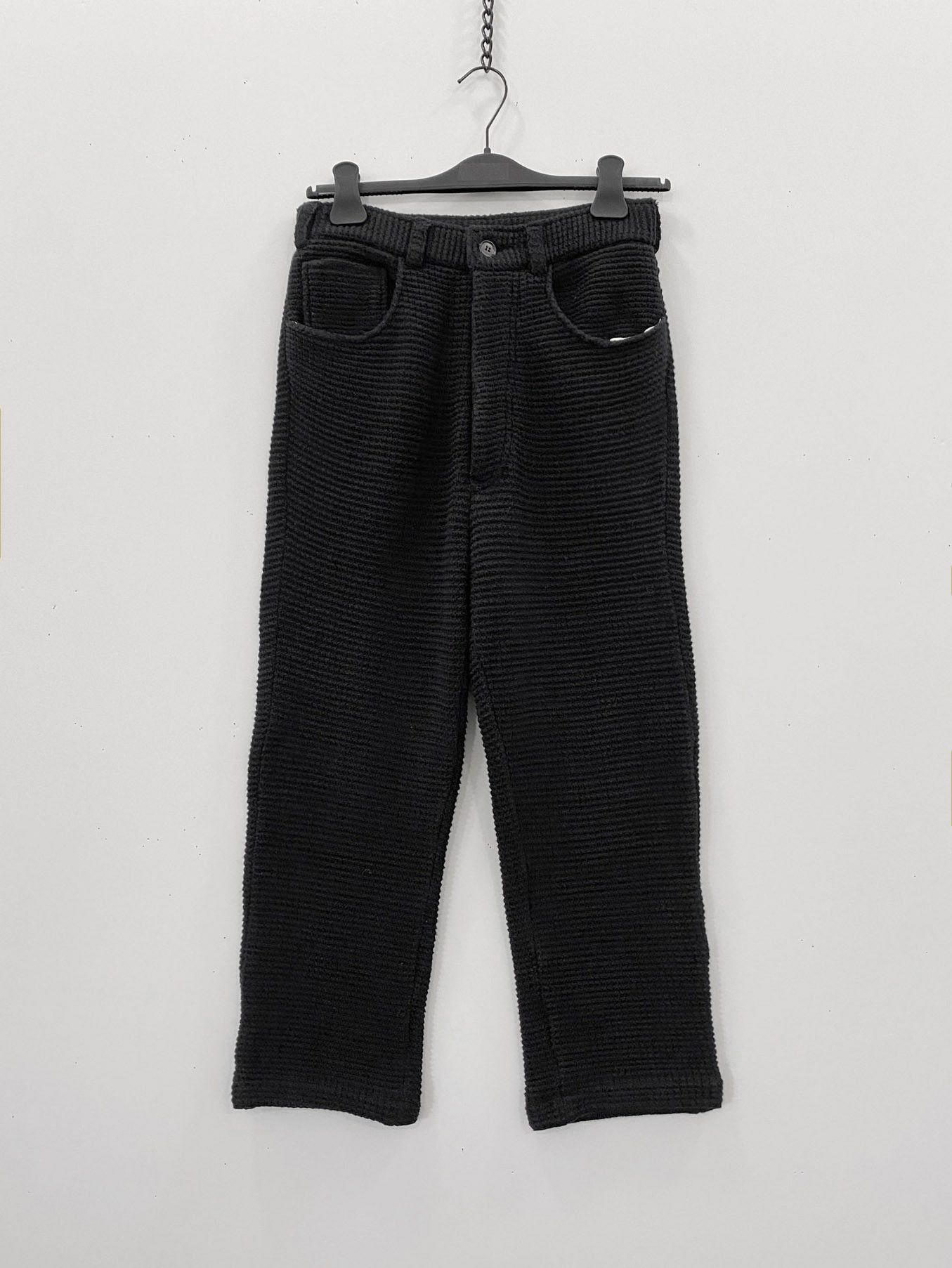 YOKO SAKAMOTO Yoko Sakamoto black knit pants Size 28" / US 6 / IT 42 - 1 Thumbnail