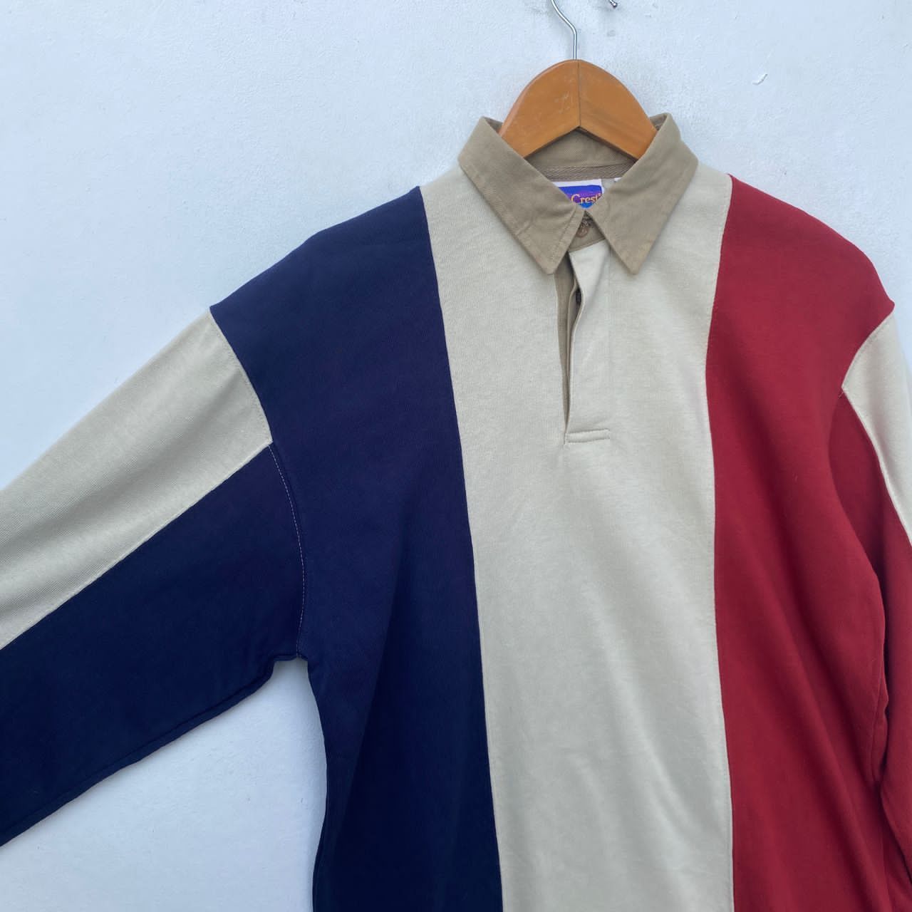 Vintage VINTAGE POLO SHIRT NORTH CREST MEDIUM PULLOVER STRIPED Size US M / EU 48-50 / 2 - 4 Thumbnail