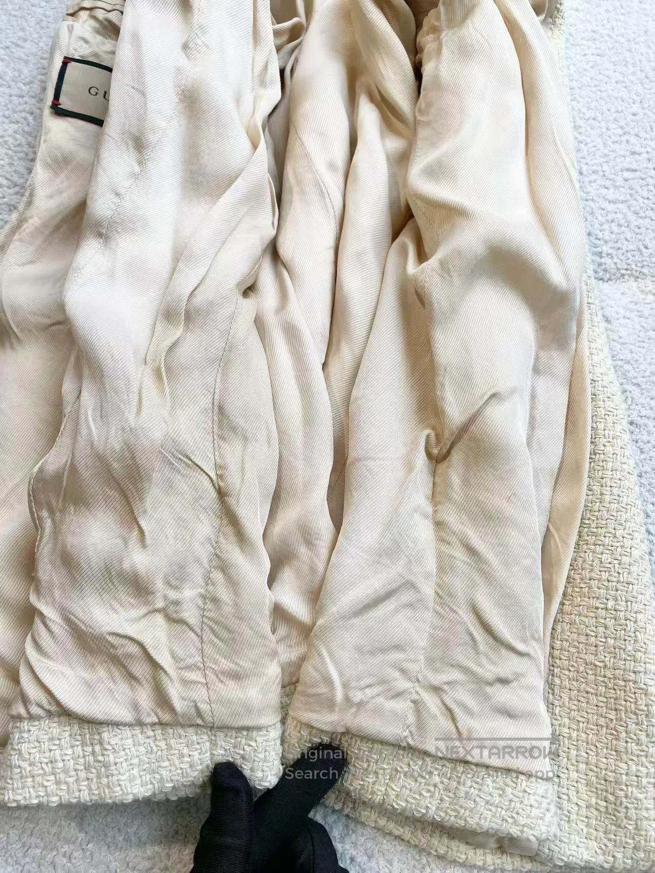 Gucci Guicci Woven gold buckle jacket coat| Size XXS / US 00 / IT 34 - 7 Thumbnail