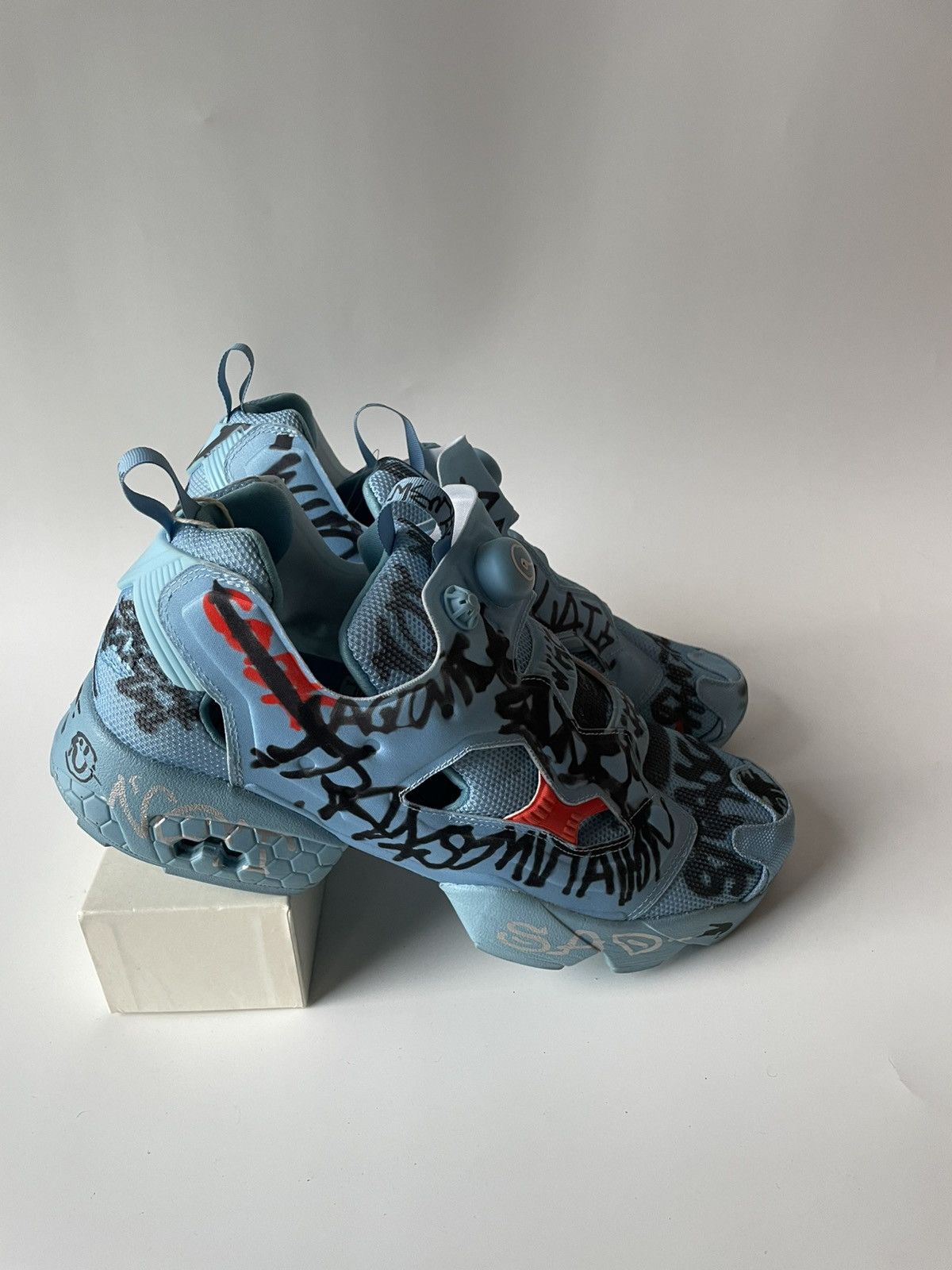Reebok × Vetements Vetements Reebok Insta Pump Graffiti Sneakers Size US 12 / EU 45 - 4 Thumbnail