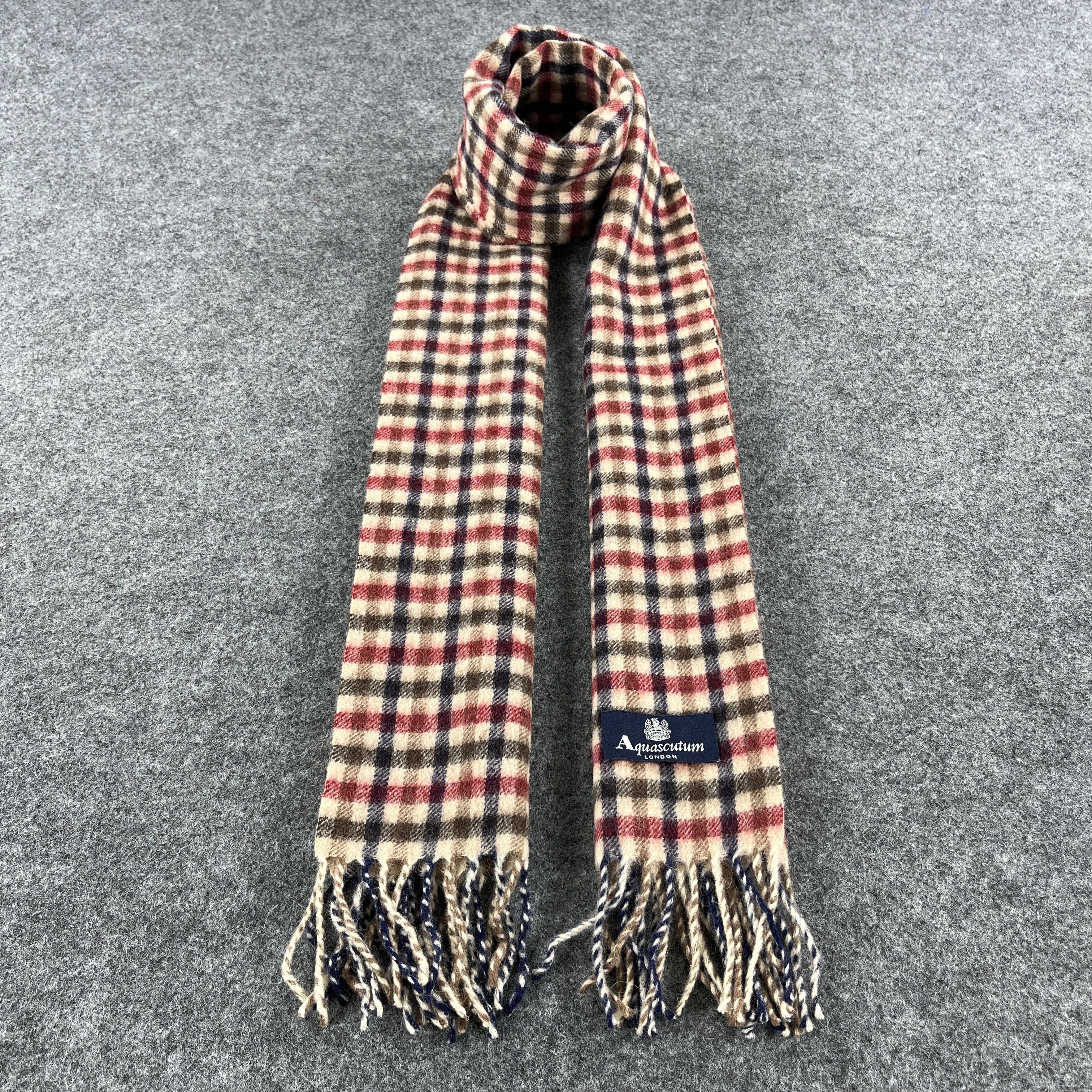 Aquascutum Aquasqutum Scarf / Muffler / Neckwear T1494 Size ONE SIZE - 1 Thumbnail