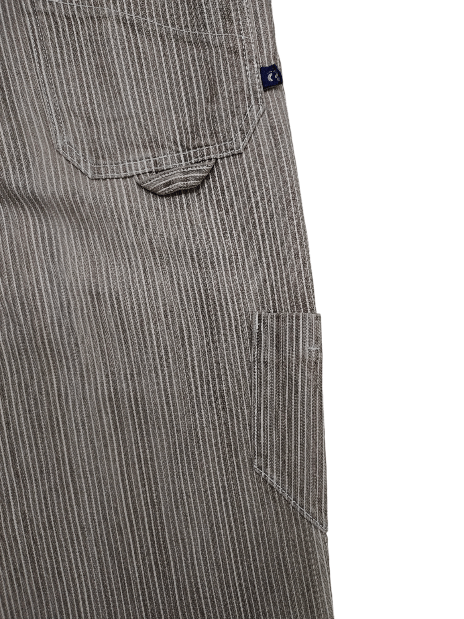 Japanese Brand Vintage Y2k Hang Ten Hickory Carpenter Denim Pants Orslow Size US 33 - 11 Thumbnail