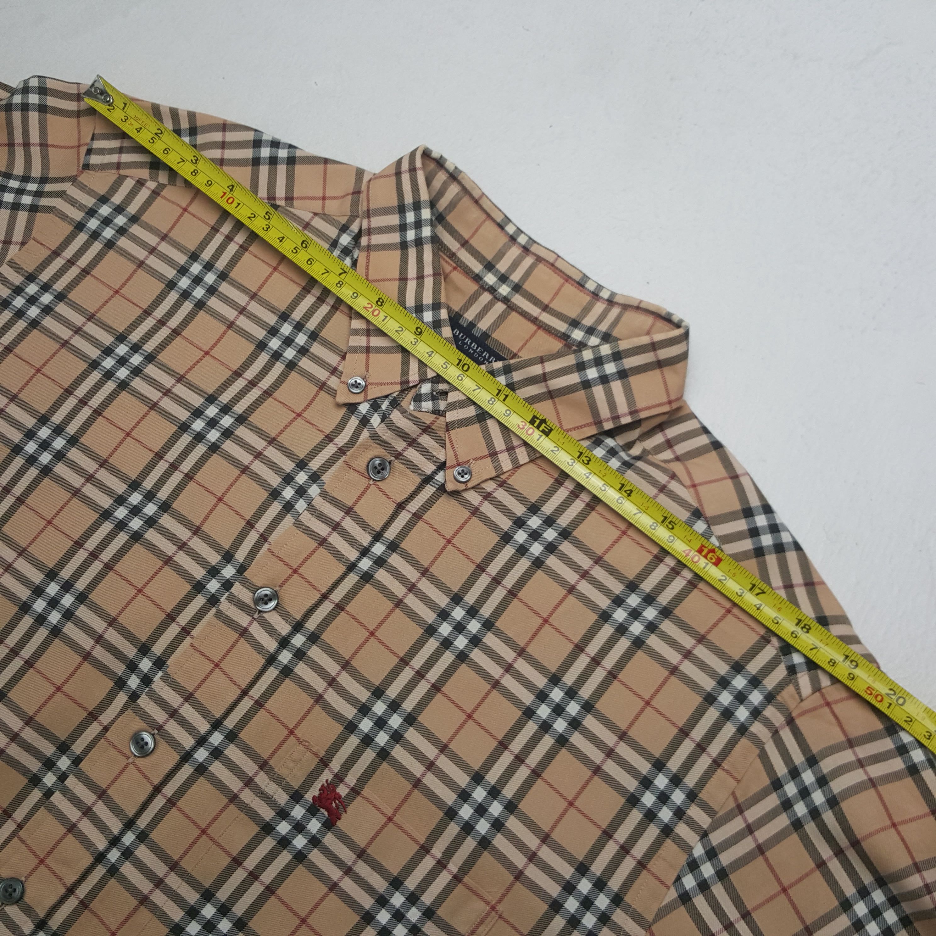 Burberry Vintage Burberry London Nova Check Button Up Shirt Size US L / EU 52-54 / 3 - 5 Thumbnail