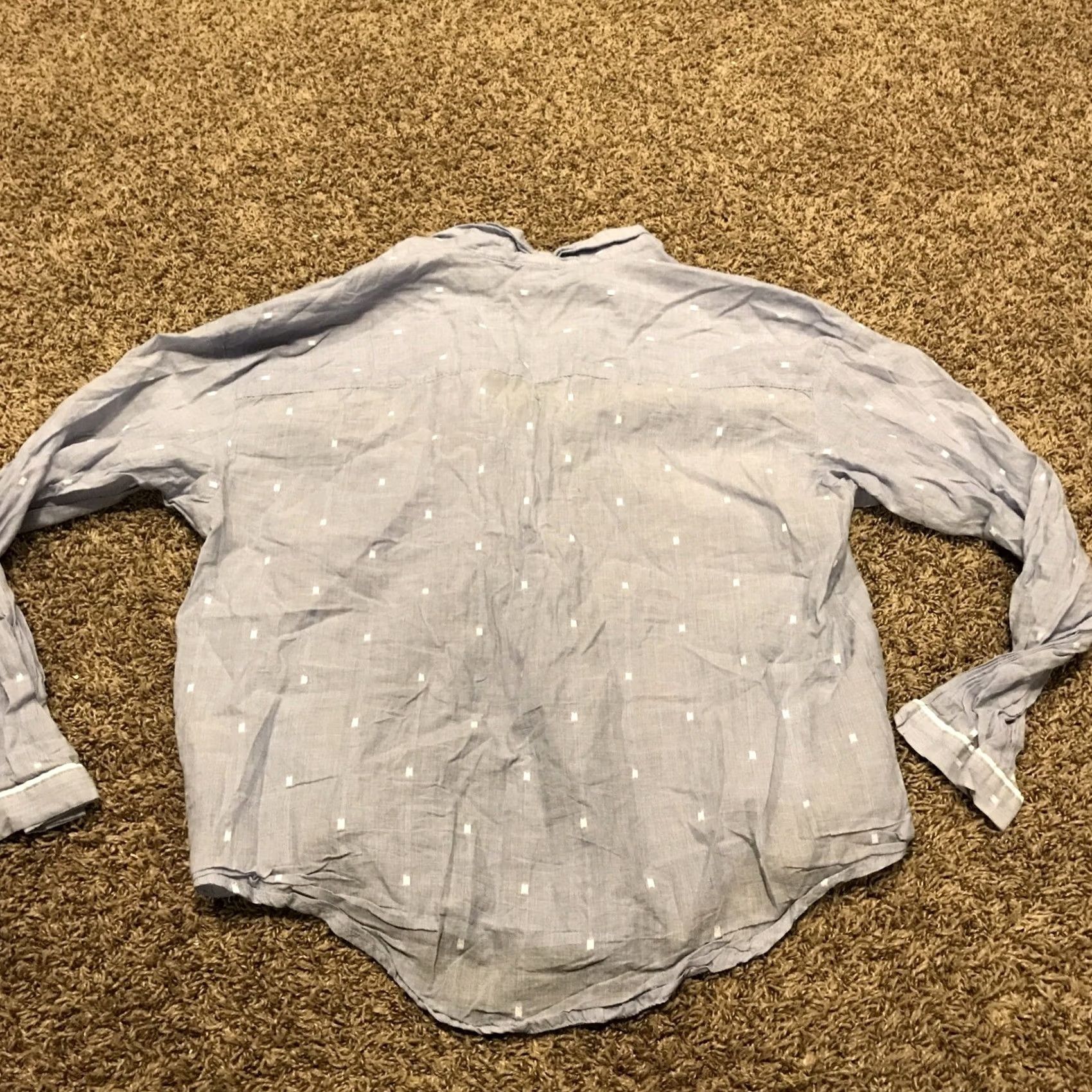 Victoria's Secret Victoria's Secret Womens M Cotton Button Up Sleepwear Shirt Blue Long Sleeve Knit Sleepshirt Button Up Sleepwear VINTAGE No Size M / US 6-8 / IT 42-44 - 3 Thumbnail