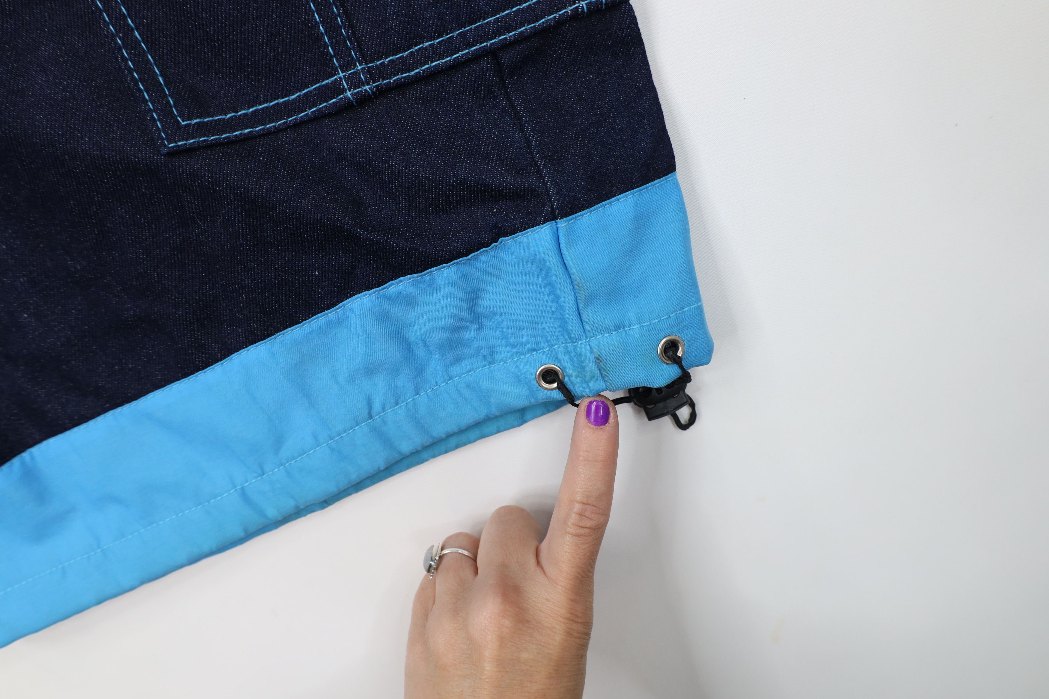 Vintage Vintage 90s Y2K Streetwear Baggy Fit Denim Cargo Shorts Blue Size US 40 / EU 56 - 5 Thumbnail
