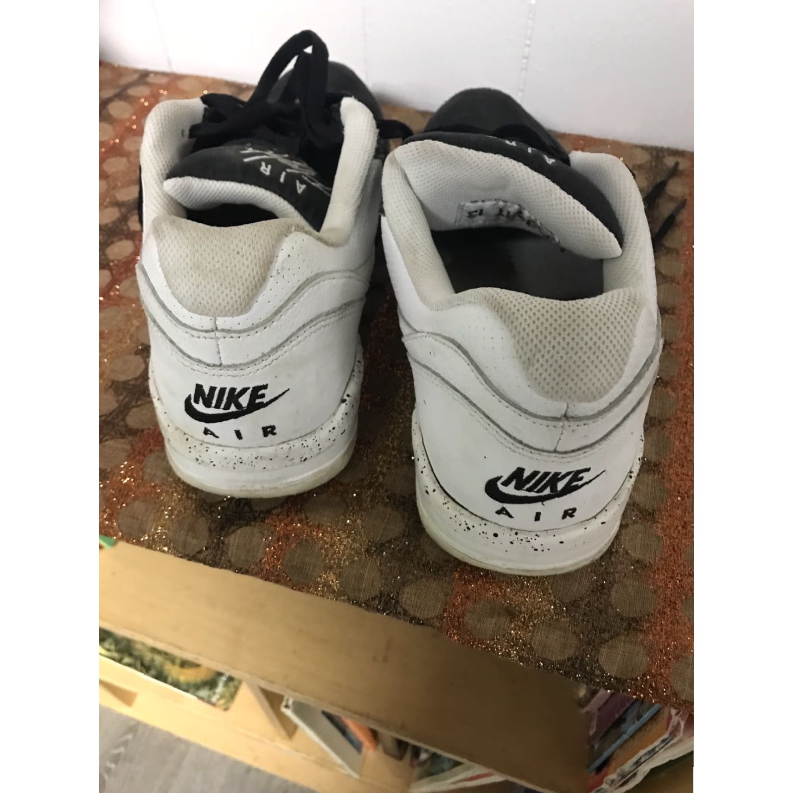 Nike Nike Flight 13 Oreo 599467-103 Sneaker Men Sz 7 Black White Leather Mid Top Vietnam 2013 Nike Flight Size US 7 / EU 40 - 3 Thumbnail
