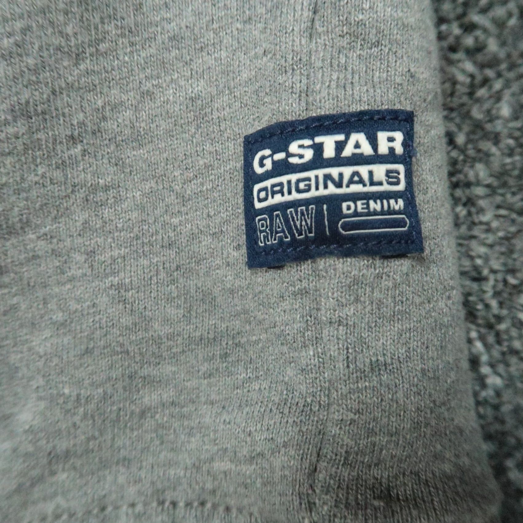 G-Star G Star Raw Sweatshirt Men M Gray White Hamburder Logo Long Sleeve Crew Regular Fit Pullover Sweatshirt - Mens Size US M / EU 48-50 / 2 - 5 Thumbnail