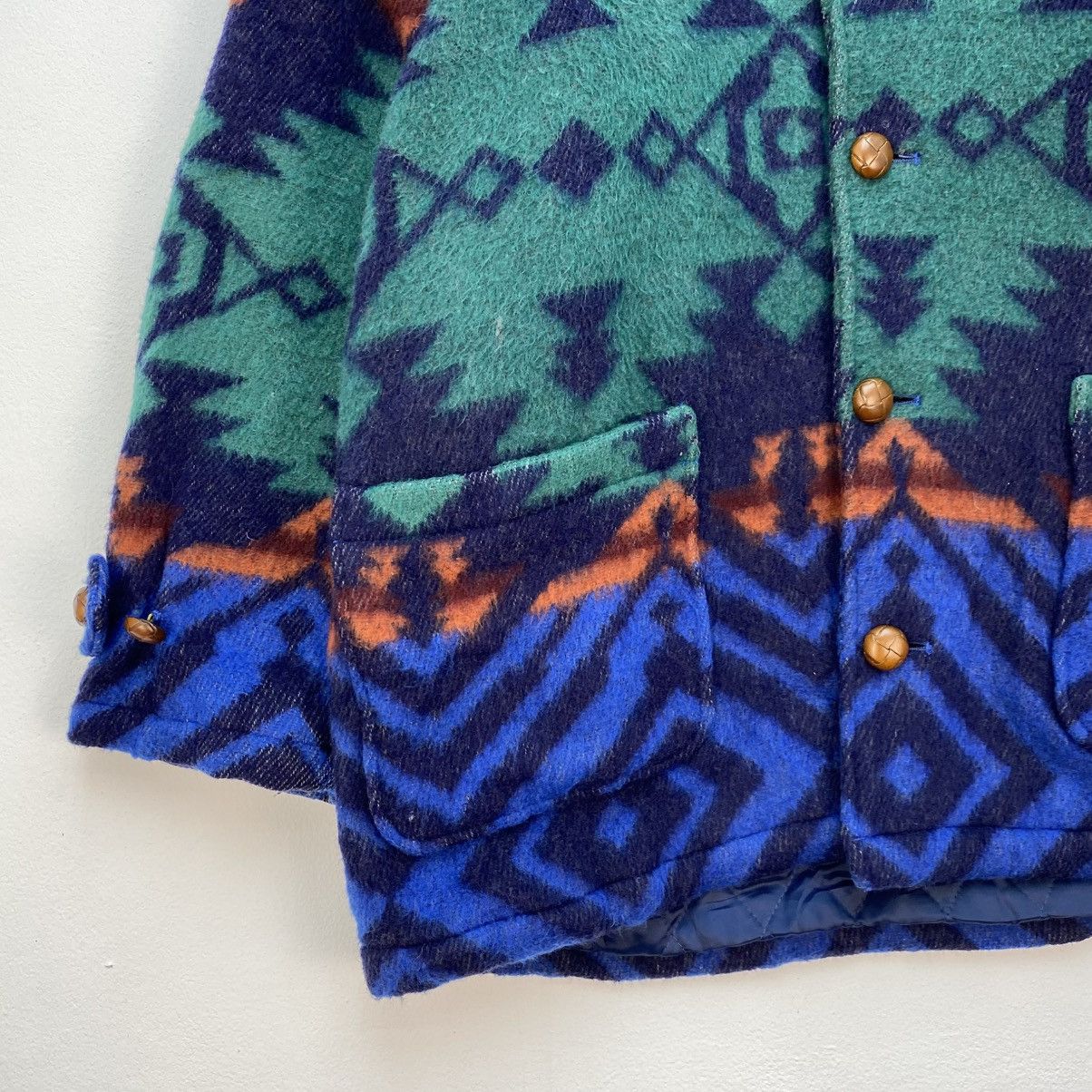 Pendleton 💥Vintage Sabu Roku Navajo-style Aztec hoodie wool jacket Size US M / EU 48-50 / 2 - 5 Thumbnail