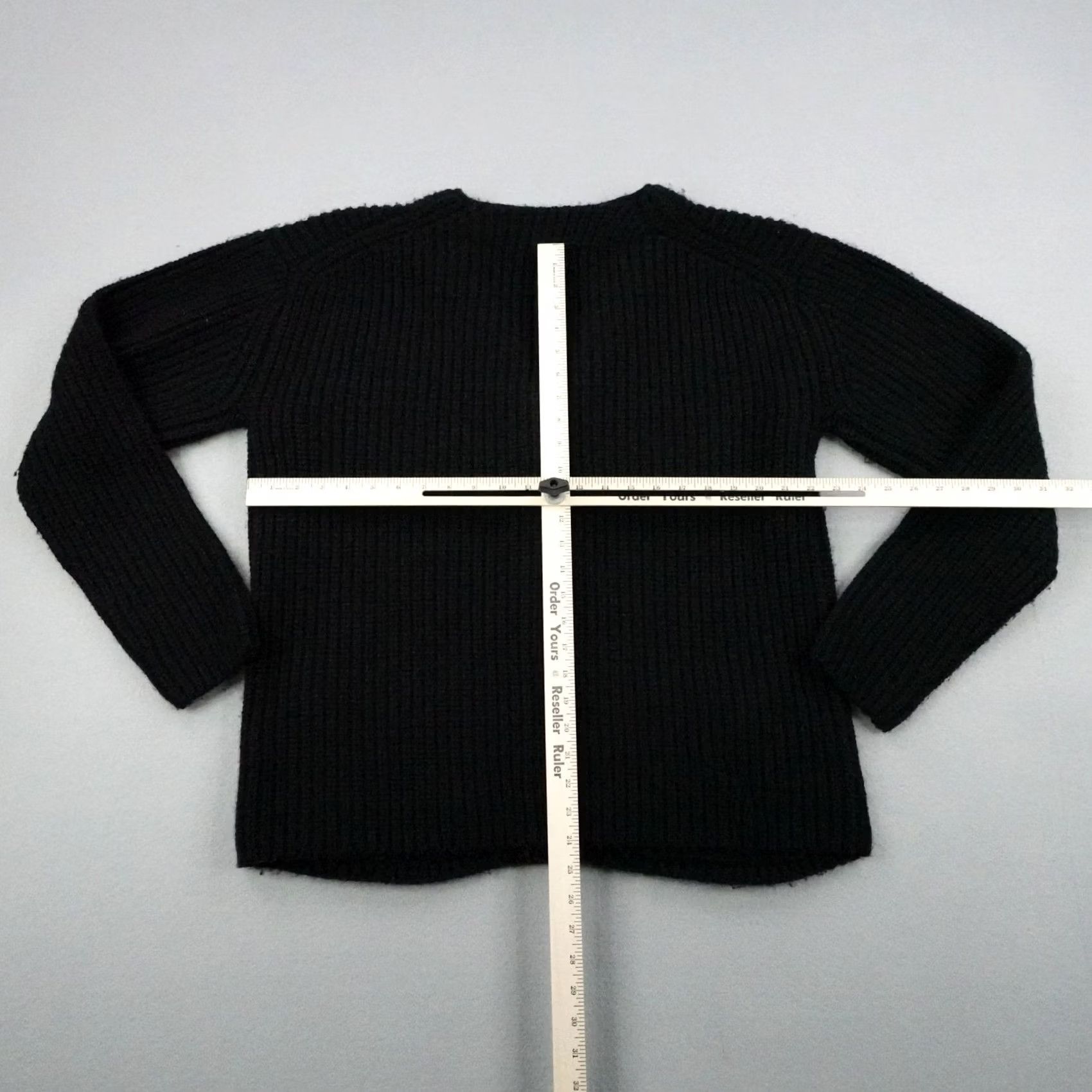 Alex Mill Alex Mill Sweater Mens Large Black Cardigan V Neck Wool Blend Chunky Knit Button Size US L / EU 52-54 / 3 - 3 Thumbnail