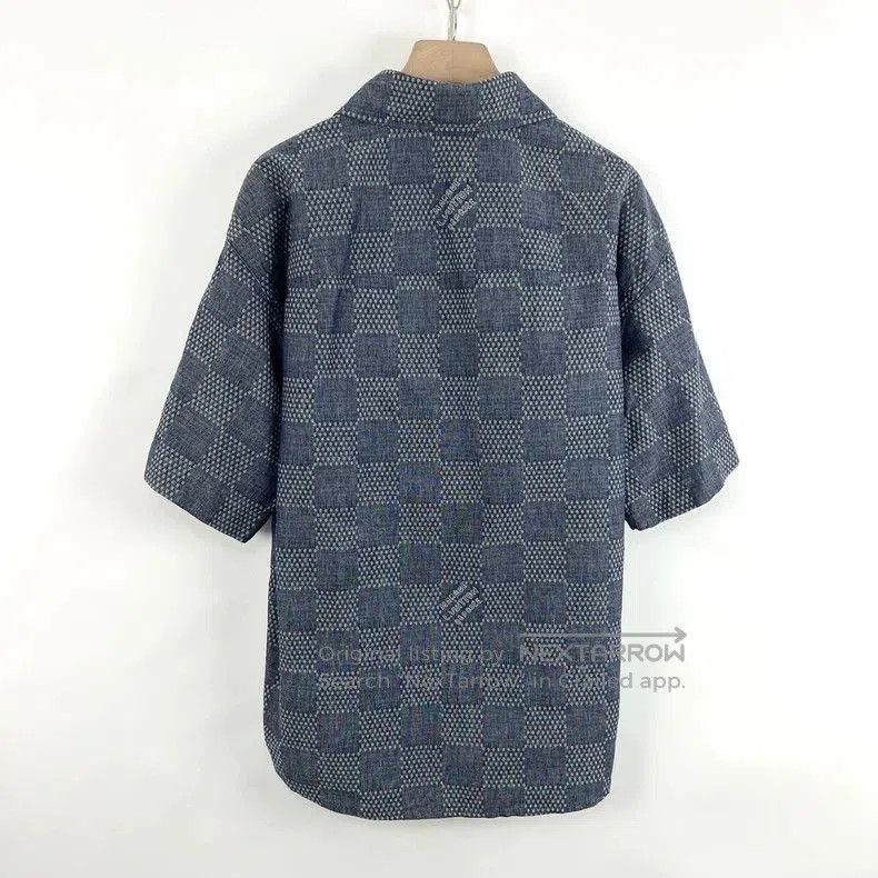 Louis Vuitton Louis Vuitton Damier Logo Denim Shirt. Size US M / EU 48-50 / 2 - 2 Thumbnail