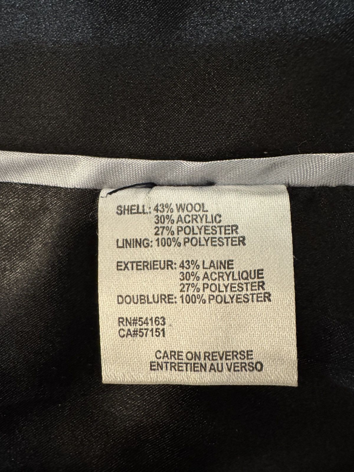 Calvin Klein Calvin Klein Houndstooth Coat Wool Acrylic Black White 2 S Size S / US 4 / IT 40 - 15 Thumbnail