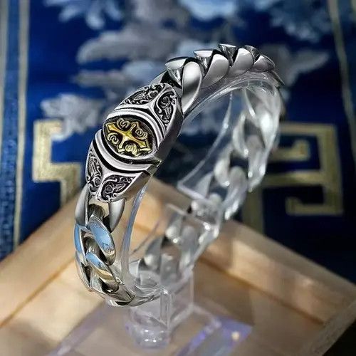 Jewelry Cross Flower Bracelet Size ONE SIZE - 3 Thumbnail