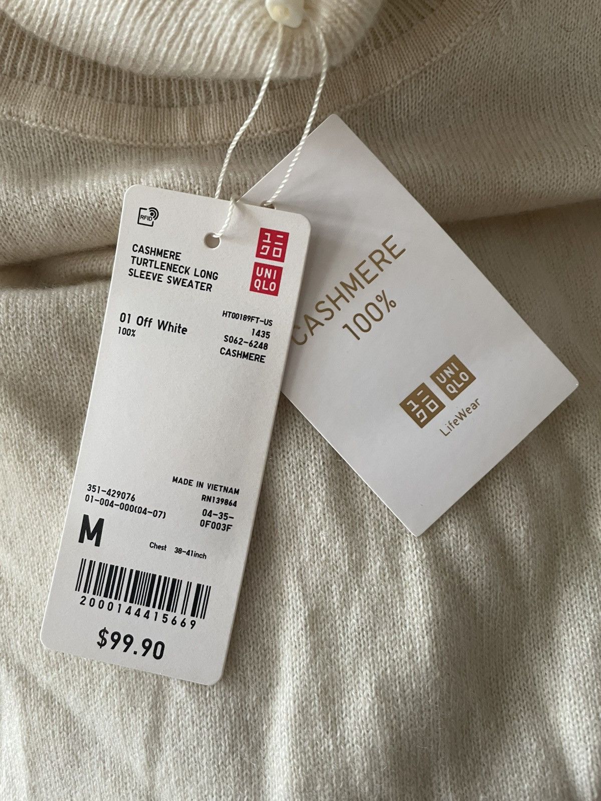 Uniqlo Uniqlo Cashmere Sweater Size US M / EU 48-50 / 2 - 2 Thumbnail