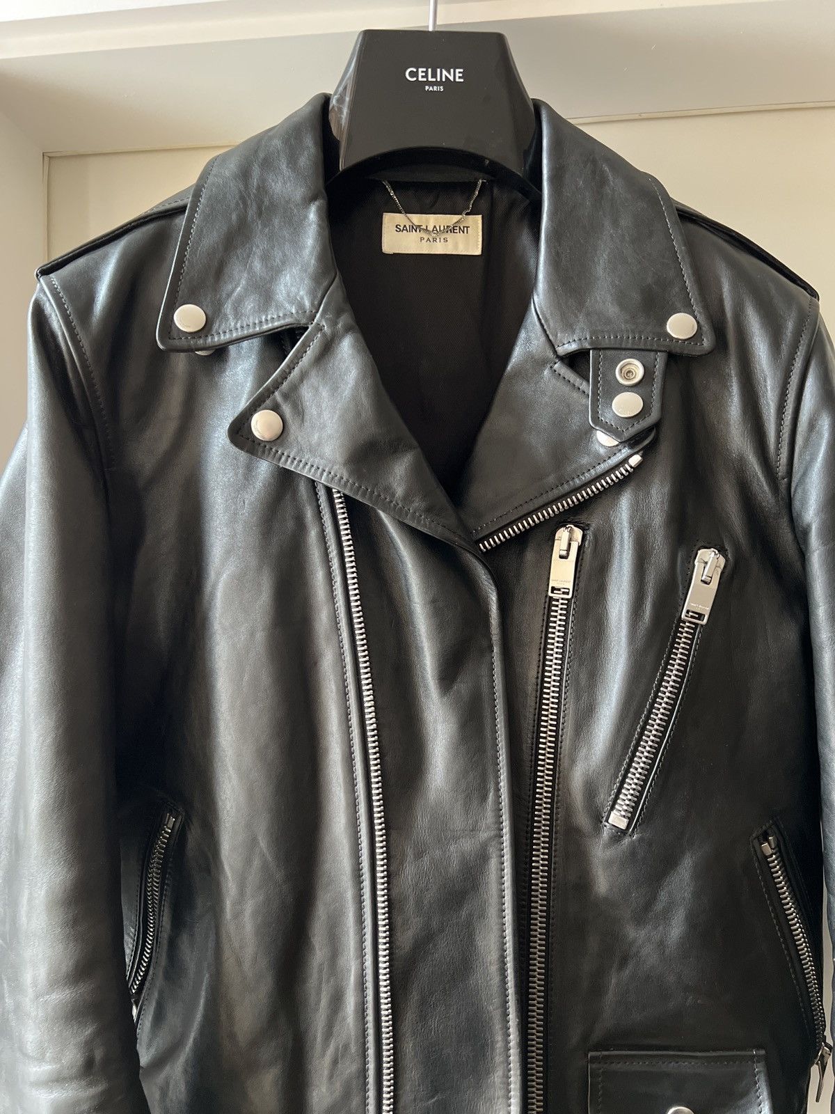 Saint Laurent Paris Saint Laurent Paris L17 Leather Jacket size 48 from 2018 Size US M / EU 48-50 / 2 - 19 Thumbnail