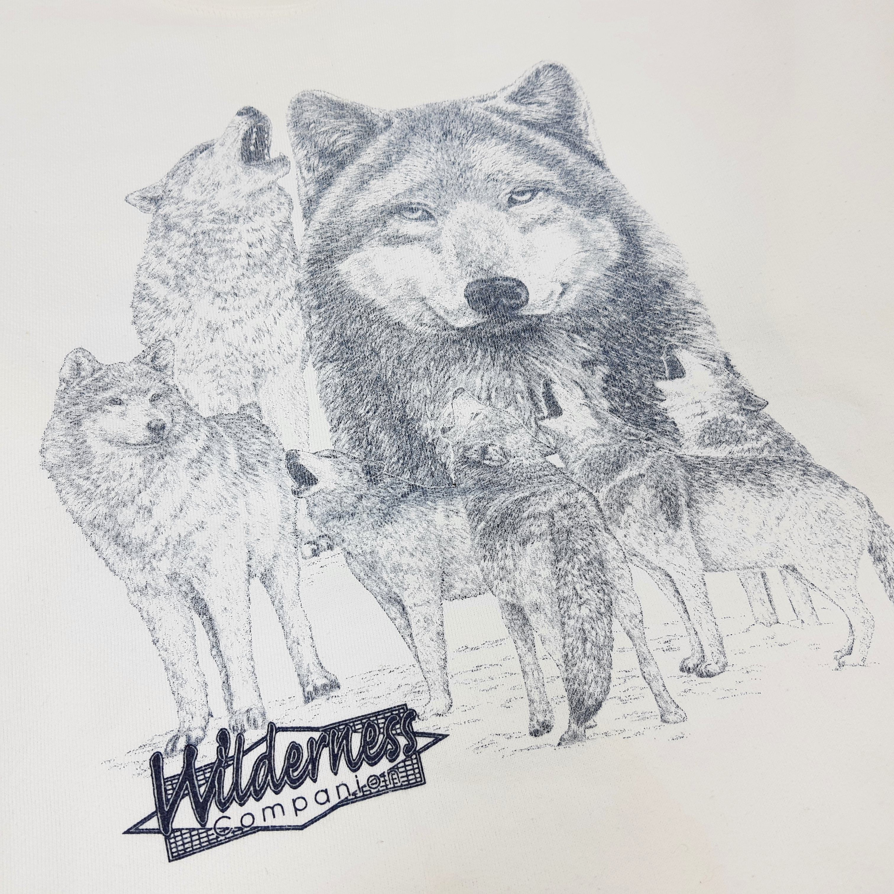 Vintage Vintage Snow Wolf Wilderness Companion Art Sweatshirt C221N4 Size US L / EU 52-54 / 3 - 2 Thumbnail