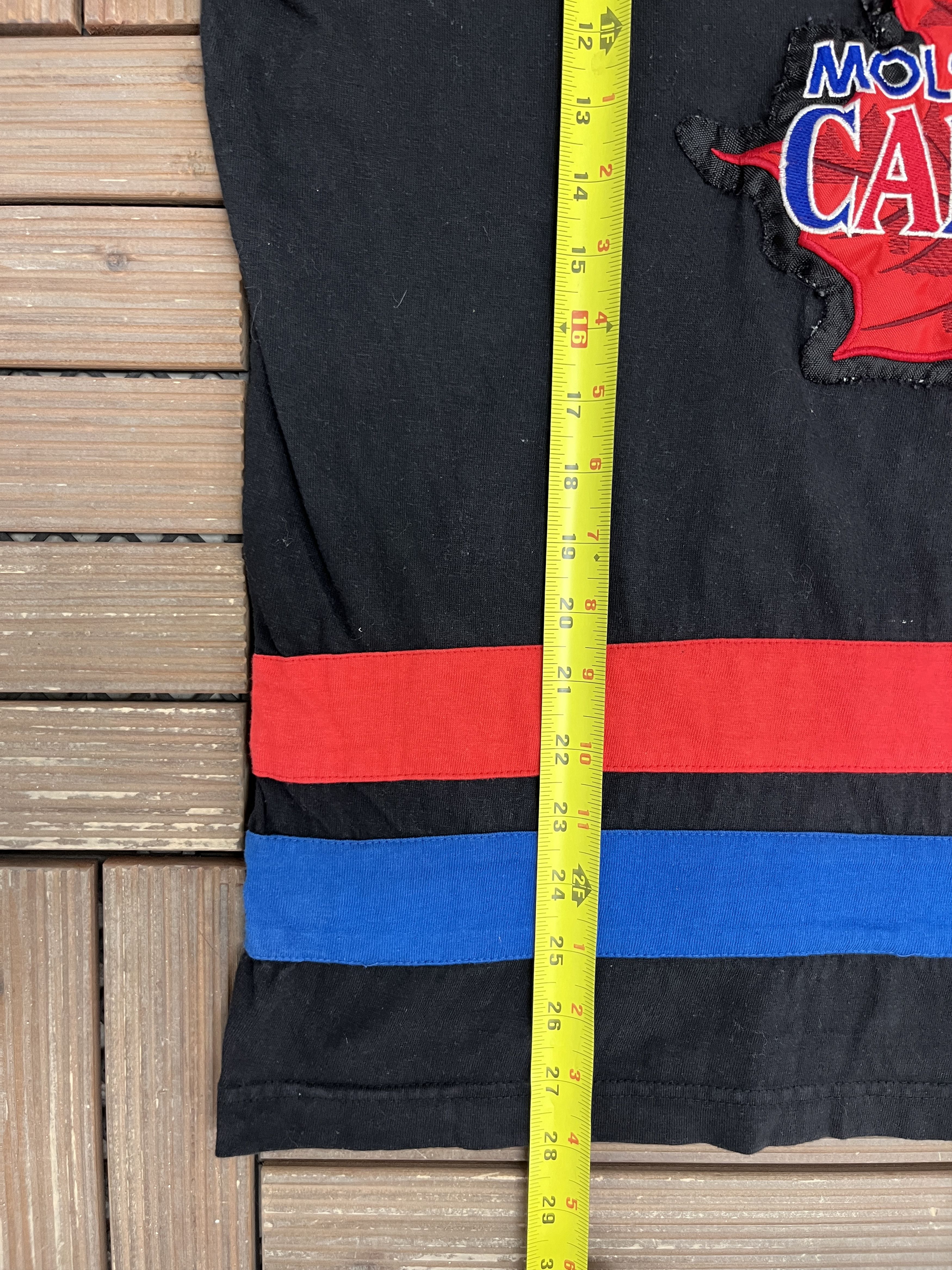 Vintage Molson Canadian Stitched Vintage Black 3/4 Sleeve Shirt Size US L / EU 52-54 / 3 - 8 Thumbnail
