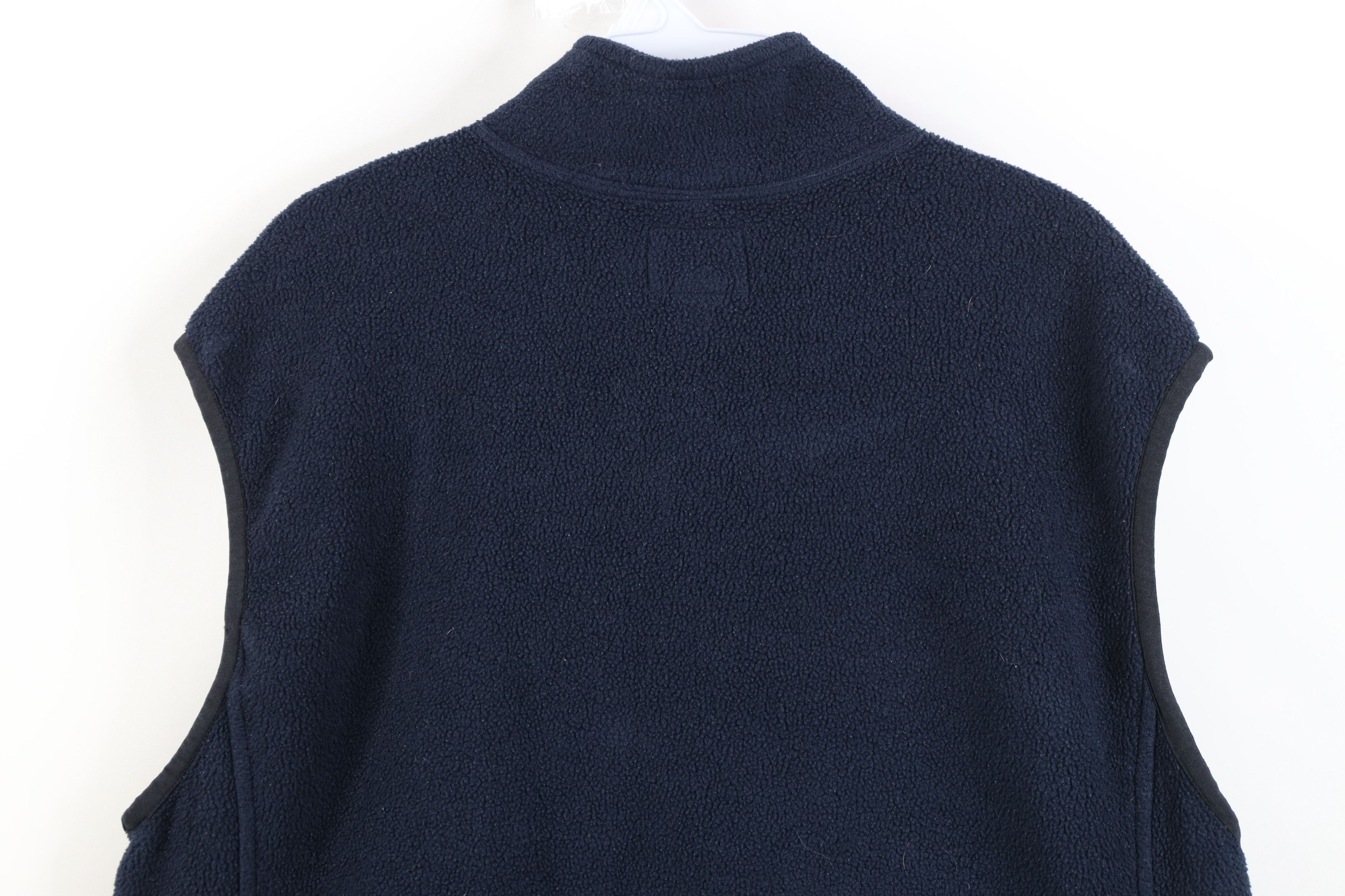 J.Crew Vintage 90s J Crew Polartec Fleece Vest Jacket Navy Blue USA Size US XL / EU 56 / 4 - 12 Thumbnail
