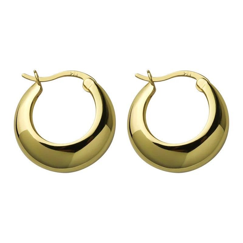 Other Geometric Circle Aesthetic Silver Gold Earrings Unisex Size ONE SIZE - 3 Thumbnail
