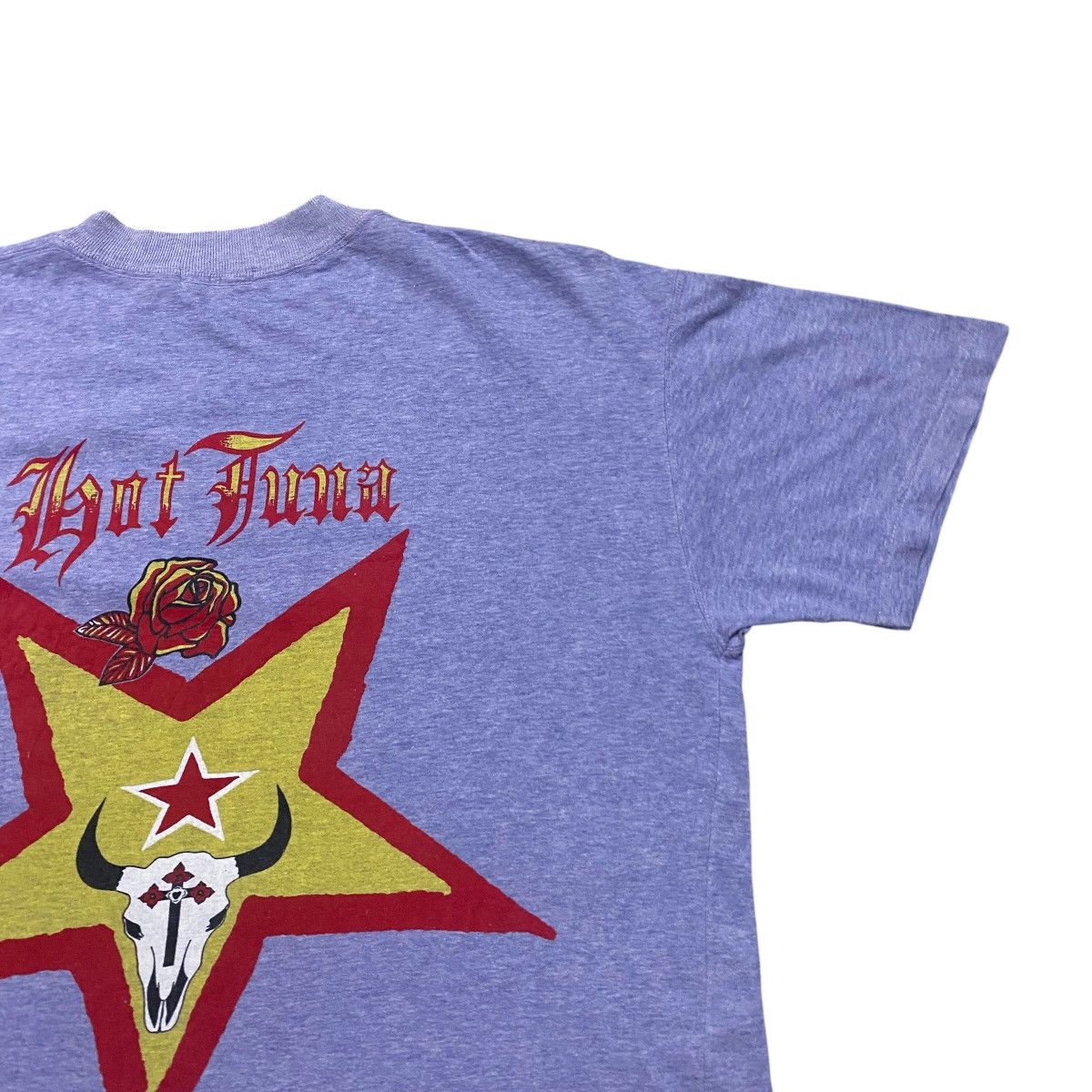Hot Tuna Vintage 90s Hot Tuna Skateboard Bones Pentagram Shirt Size US M / EU 48-50 / 2 - 8 Thumbnail