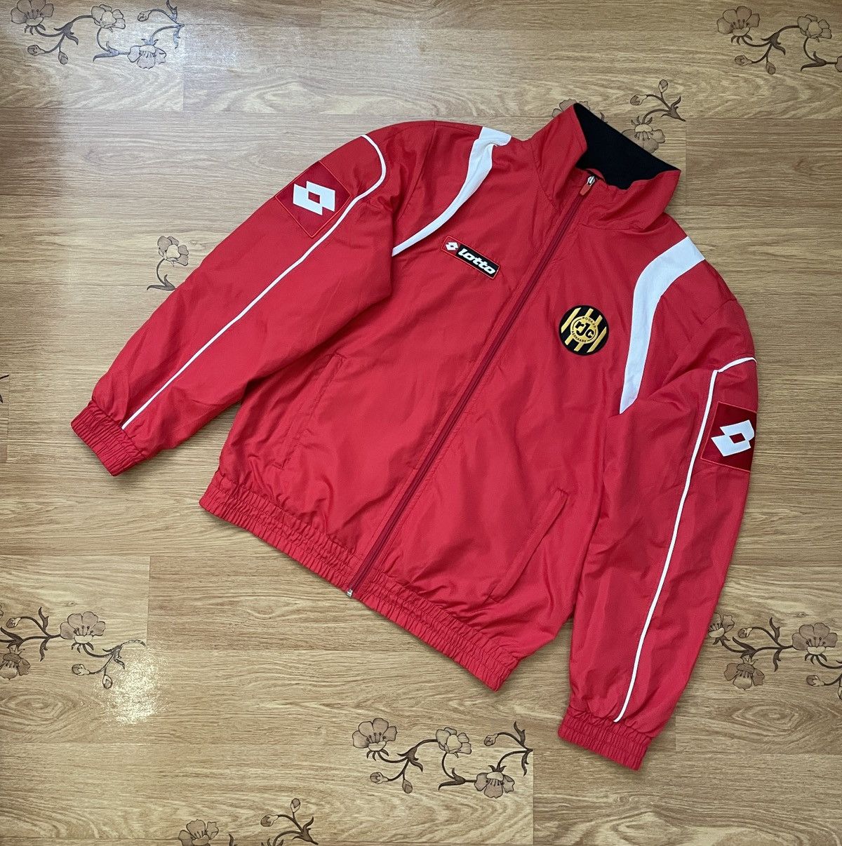 Lotto Sport RODA JC HOLLAND 2000S LOTTO VINTAGE TRACK TOP JACKET RED Size US L / EU 52-54 / 3 - 1 Thumbnail