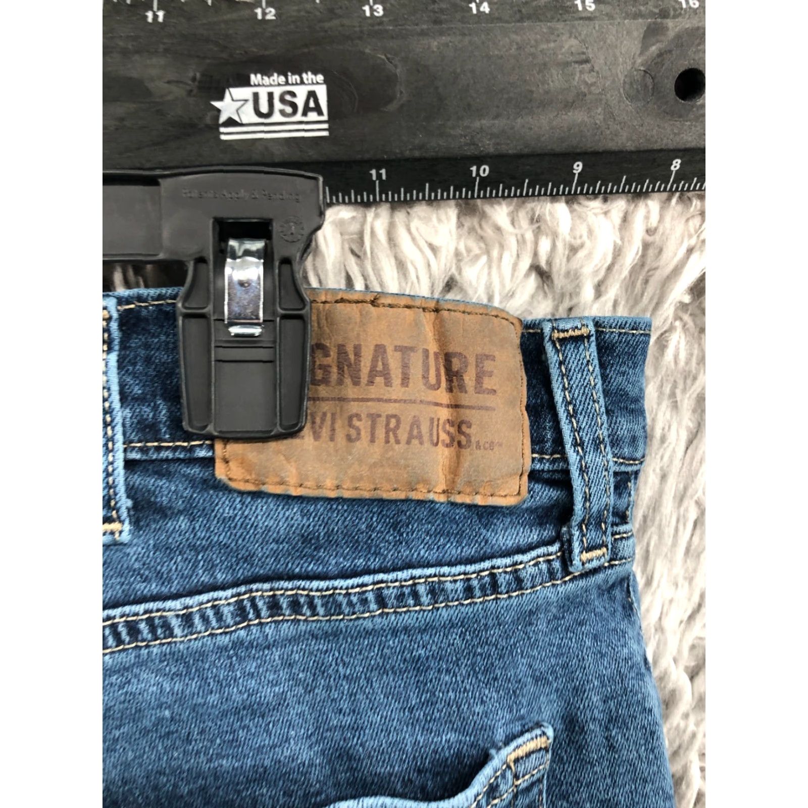 Levi's Levi's Signature Relaxed Straight Jeans Size 38x30 Mens Medium Blue Wash Denim 5-Pocket Levi's 500 Series Modern Vintage No Size US 38 / EU 54 - 6 Thumbnail