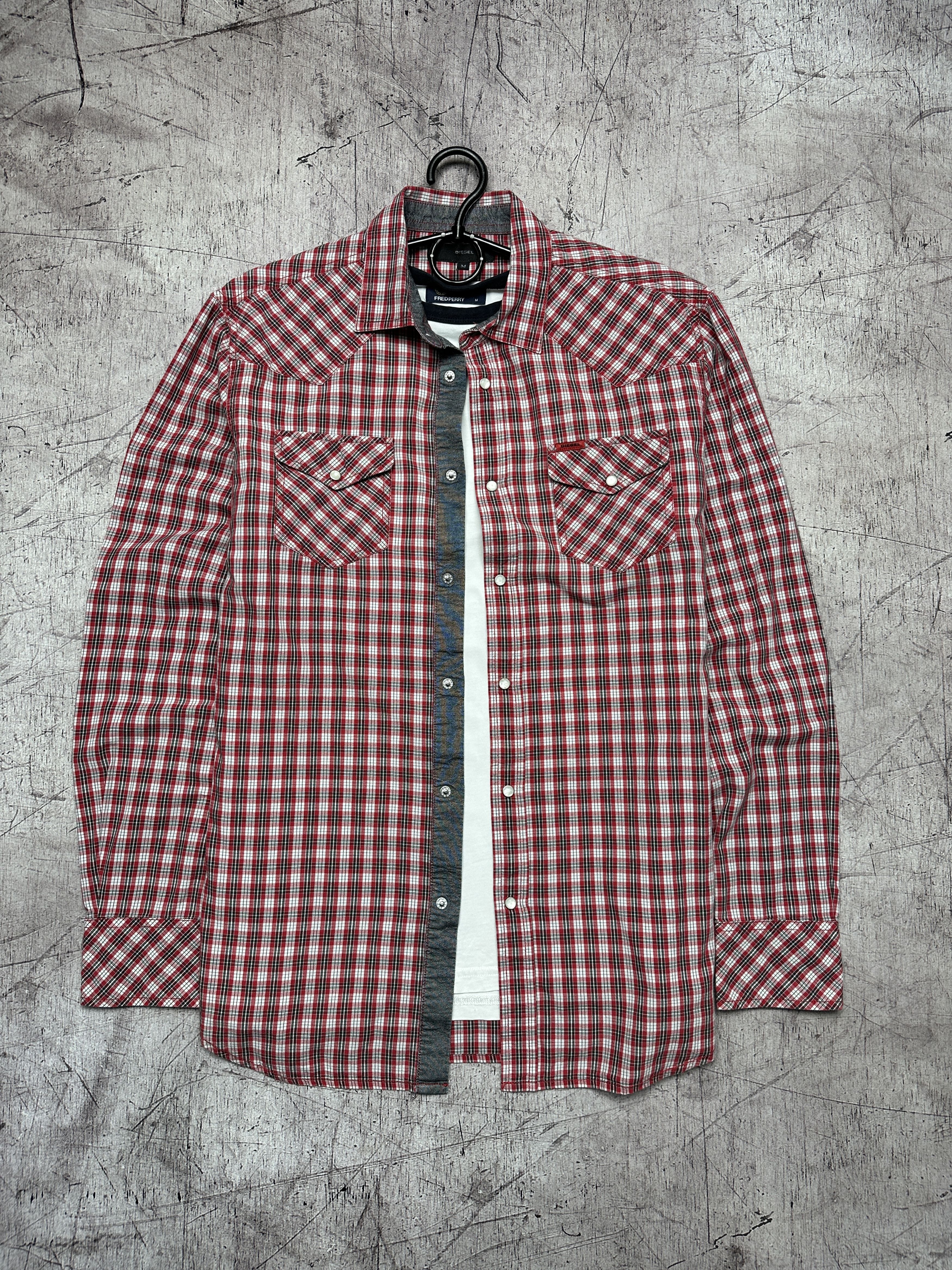 Diesel Diesel Mens Long Sleeve Shirt Size US M / EU 48-50 / 2 - 1 Thumbnail