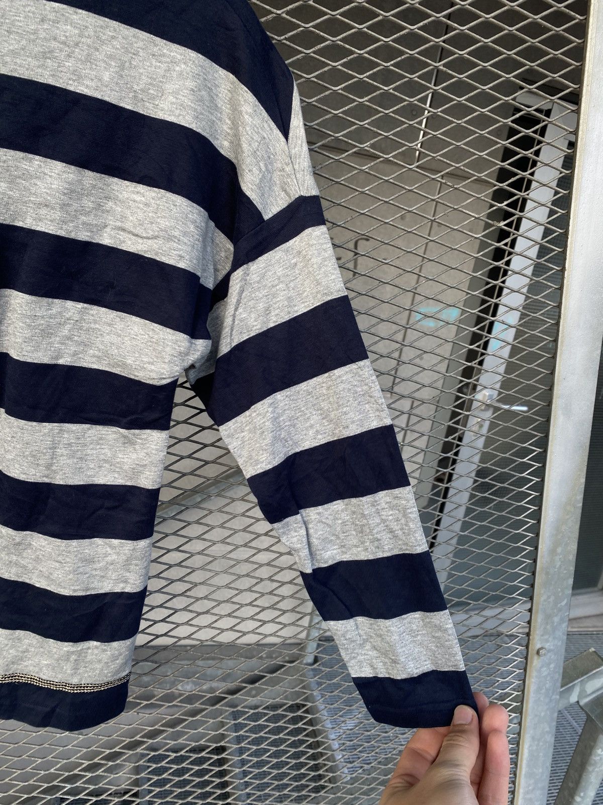 Nano Universe Stripe Y2K Longsleeve