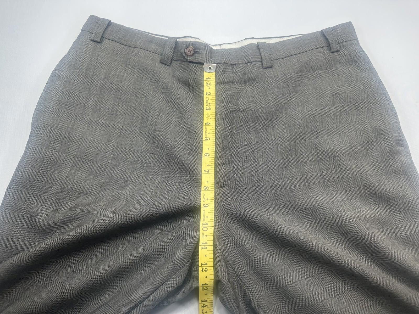 Lauren Ralph Lauren Lauren Ralph Lauren Wool Flat Front Dress Pants Gray 36/32 Size US 36 / EU 52 - 6 Thumbnail