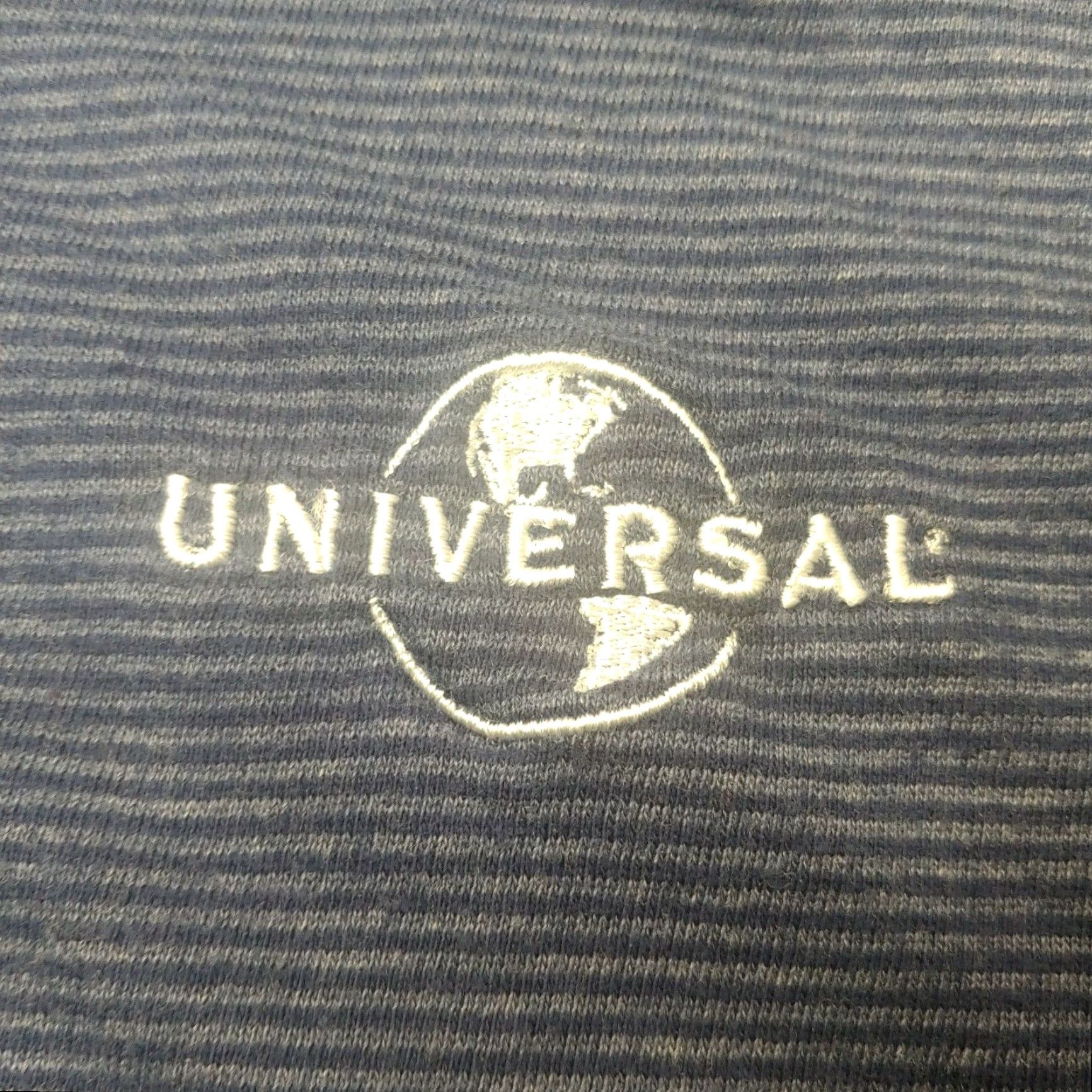 Vintage VINTAGE Universal Studios Shirt XL Blue Striped Short Sleeve Movie Size US XL / EU 56 / 4 - 2 Thumbnail