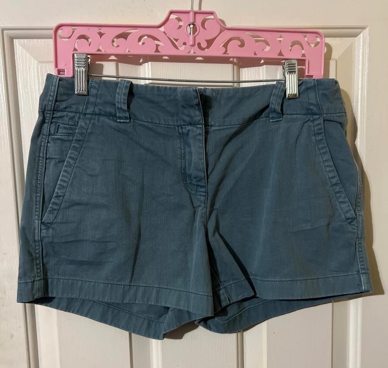 Vineyard Vines Vineyard Vines Teal Cotton Shorts sz 0 modern minimalist Size 25" / US 0 / IT 36 - 2 Thumbnail