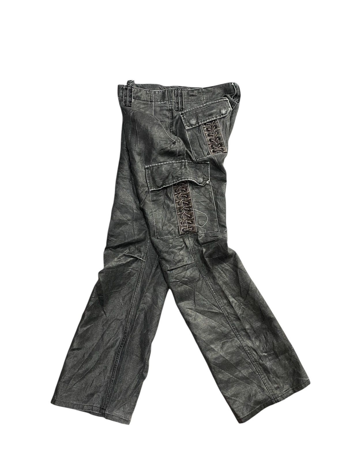 Roar Roar undercover,numbernine,roen waxed drawstring flared pant Size US 30 / EU 46 - 1 Thumbnail