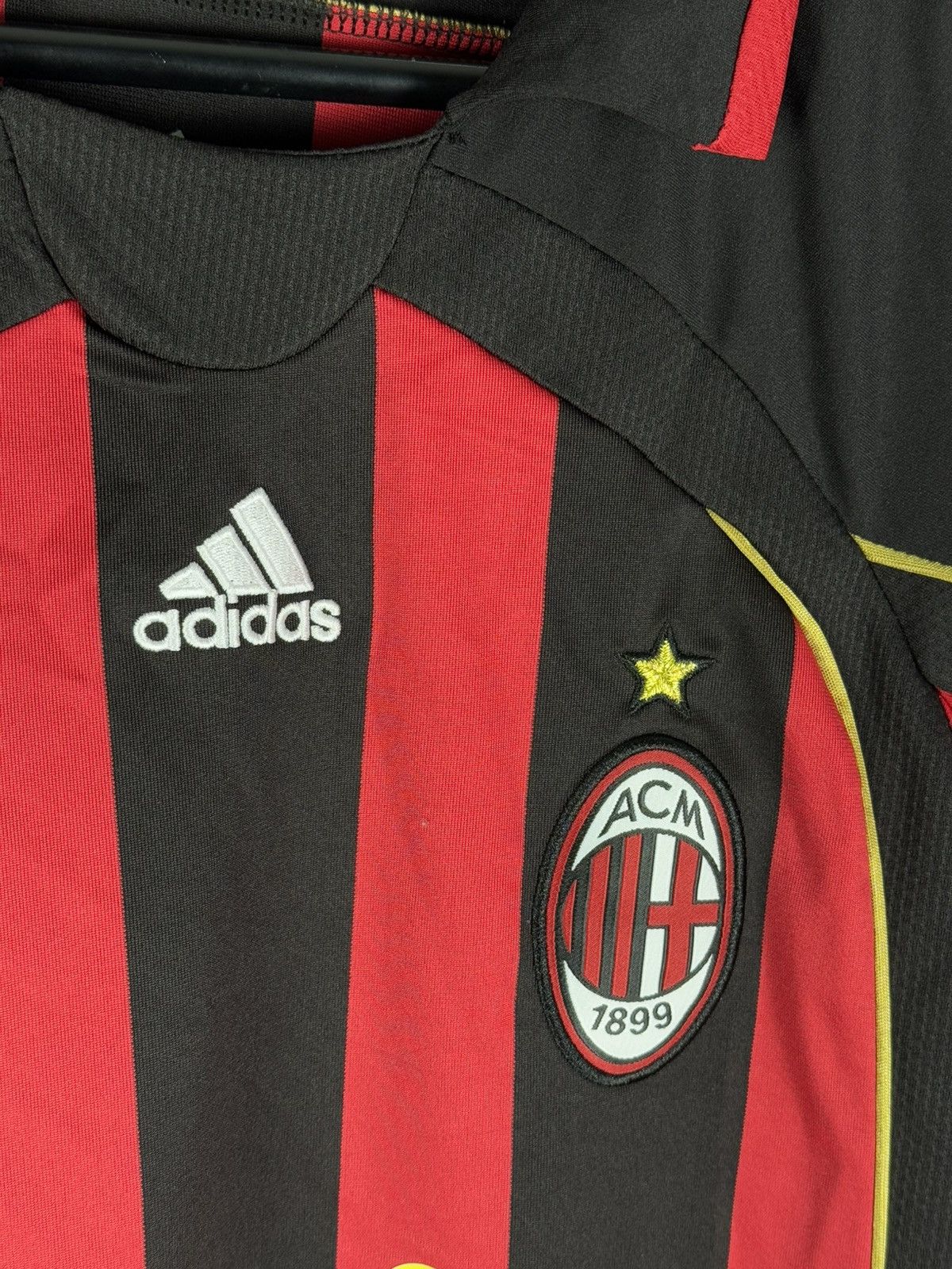 Adidas AC Milan Classic Football Shirt Jersey 2006-07 Home KAKA 22 Size US M / EU 48-50 / 2 - 9 Thumbnail