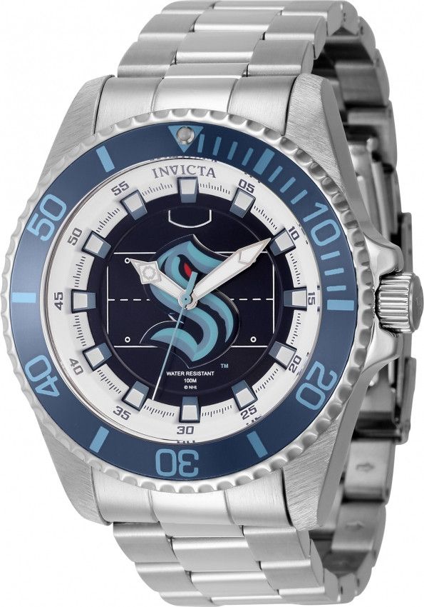 Invicta × NHL NHL Seattle Kraken Quartz Blue Dial Men's Watch Size ONE SIZE - 1 Thumbnail