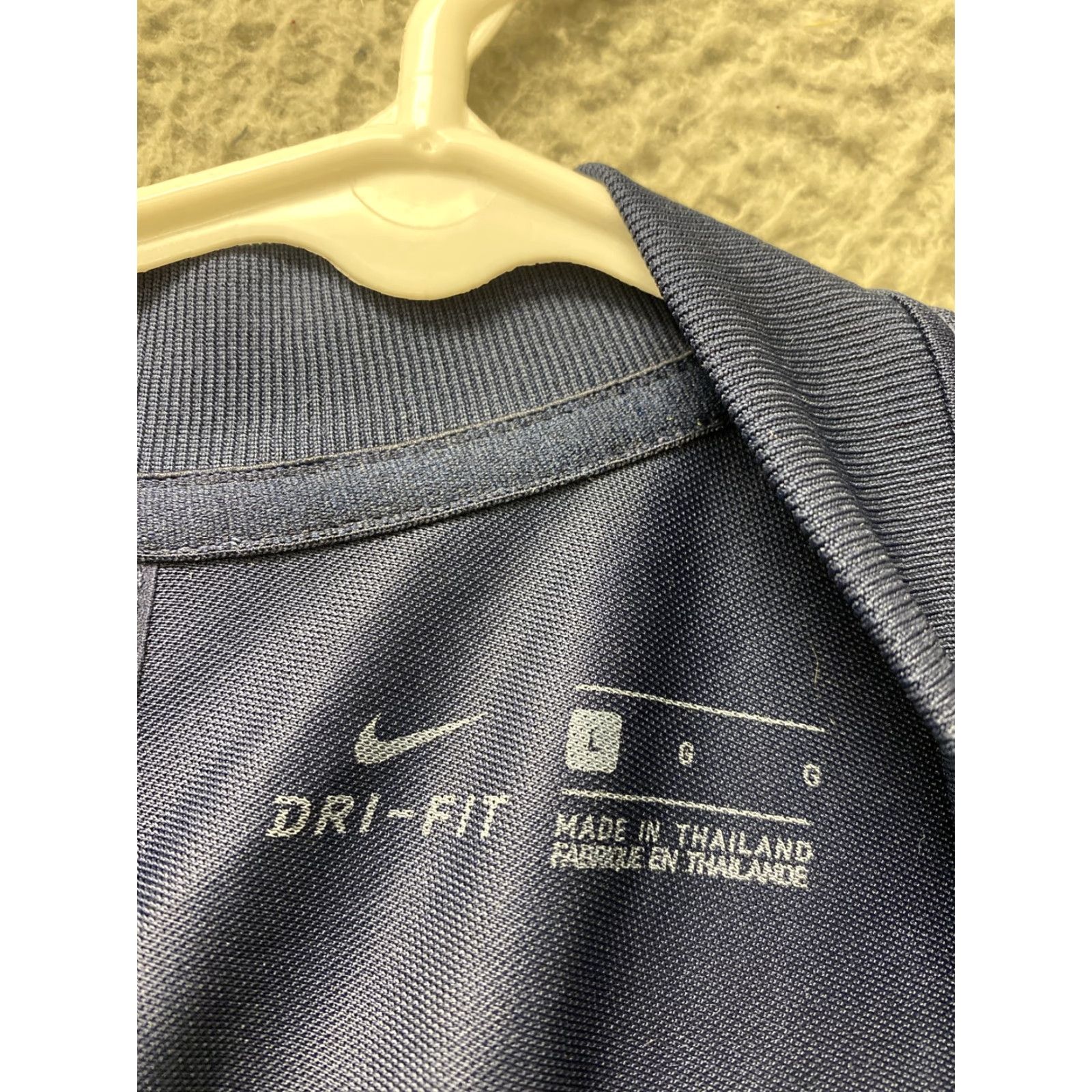 Nike Nike Womens Soccer Shirt Short Sleeve V-Neck Activewear L Navy Dri-FIT Jersey Size L / US 10 / IT 46 - 4 Thumbnail