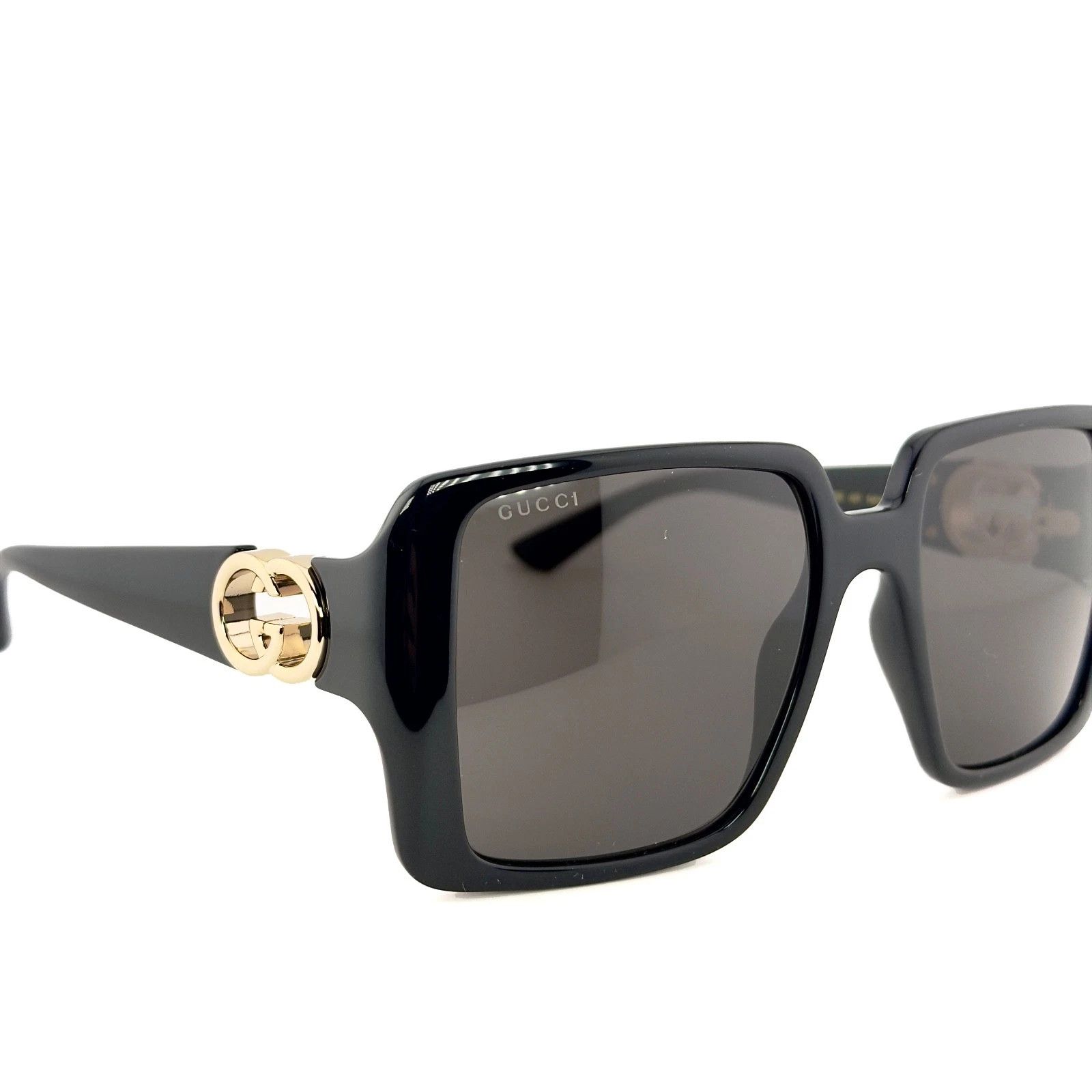 Gucci GUCCI GG1692S Black Geometric 1692 GG Fashion Sunglasses 001 Size ONE SIZE - 8 Thumbnail