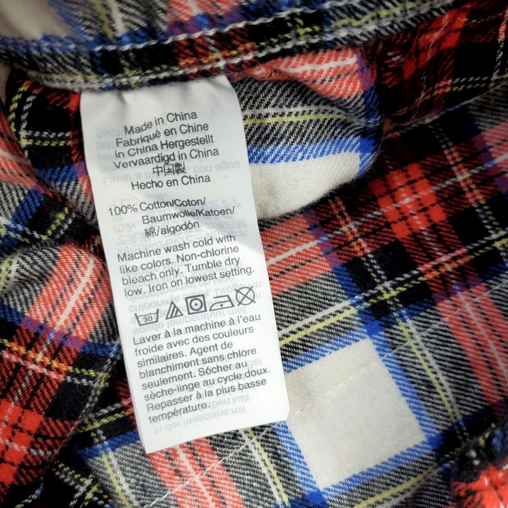 J.Crew J.CREW Mens Flannel Trouser Pants Multicolor Plaid Elastic Waist Drawstring Size L Size US 33 - 7 Thumbnail