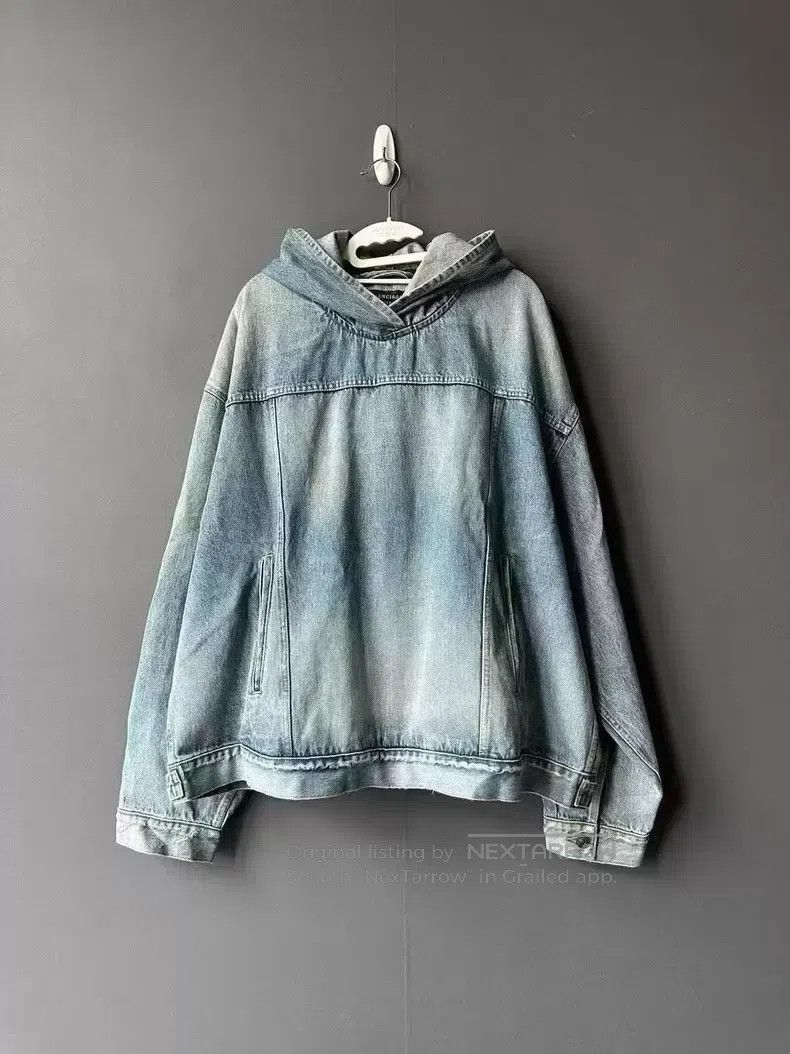 Balenciaga Balenciaga Denim hoodie Size US M / EU 48-50 / 2 - 1 Thumbnail