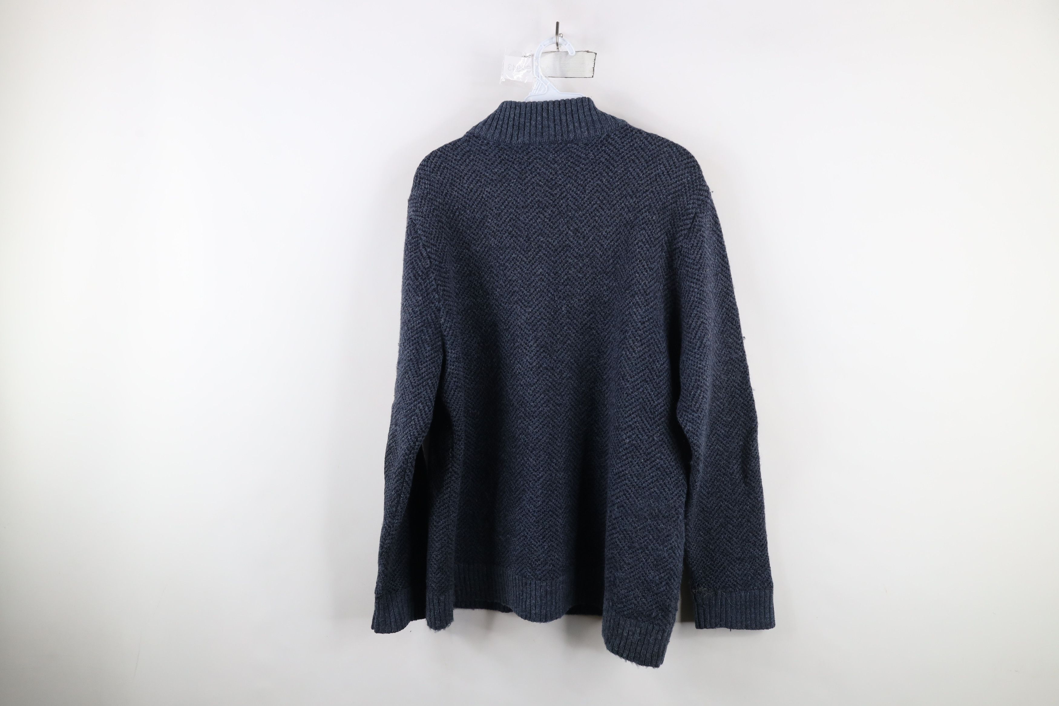 Pendleton Vintage Pendleton Washable Wool Knit Half Zip Sweater Blue Size US L / EU 52-54 / 3 - 10 Thumbnail