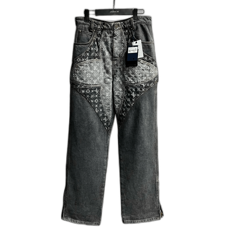 Louis Vuitton Louis Vuitton Black Logo Denim Pants Size US 30 / EU 46 - 1 Thumbnail