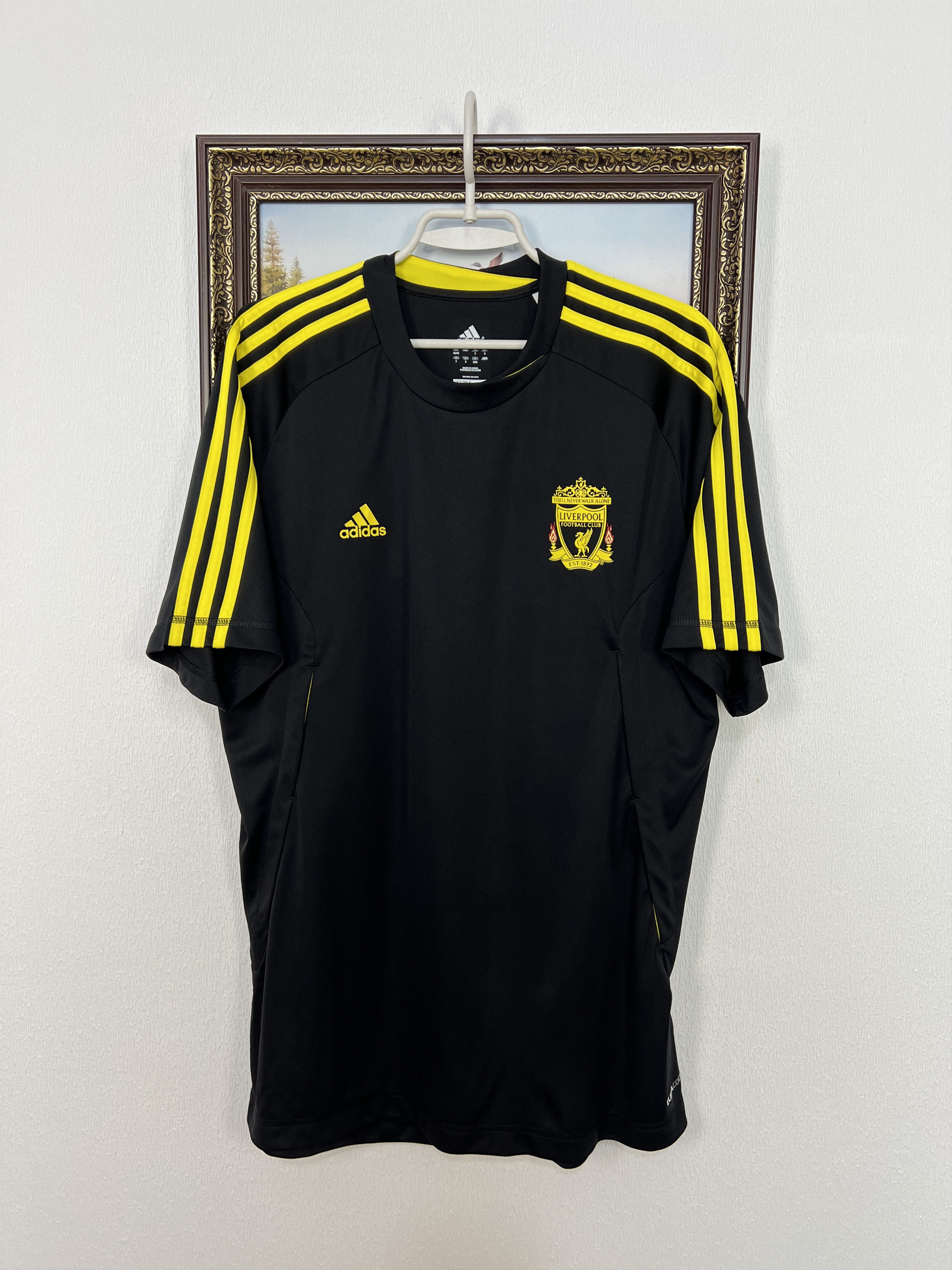 XL Adidas × Oasis Tour Jersey Black TOUR_JACQUARD_JERSEY_Black_KT3