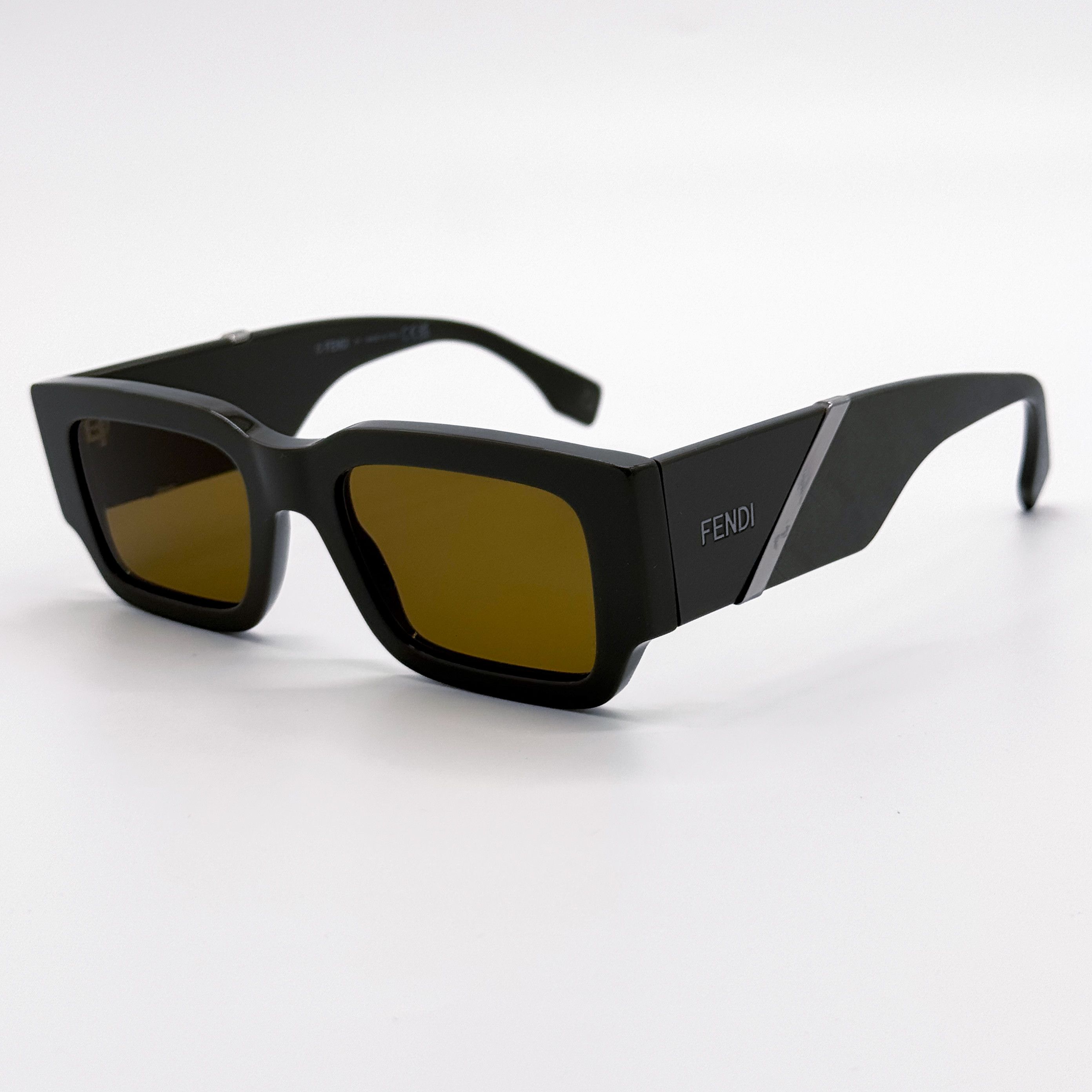 Fendi NEW FENDI FE40131I 20E SQUARE BROWN MEN SUNGLASSES FENDI Size ONE SIZE - 7 Thumbnail