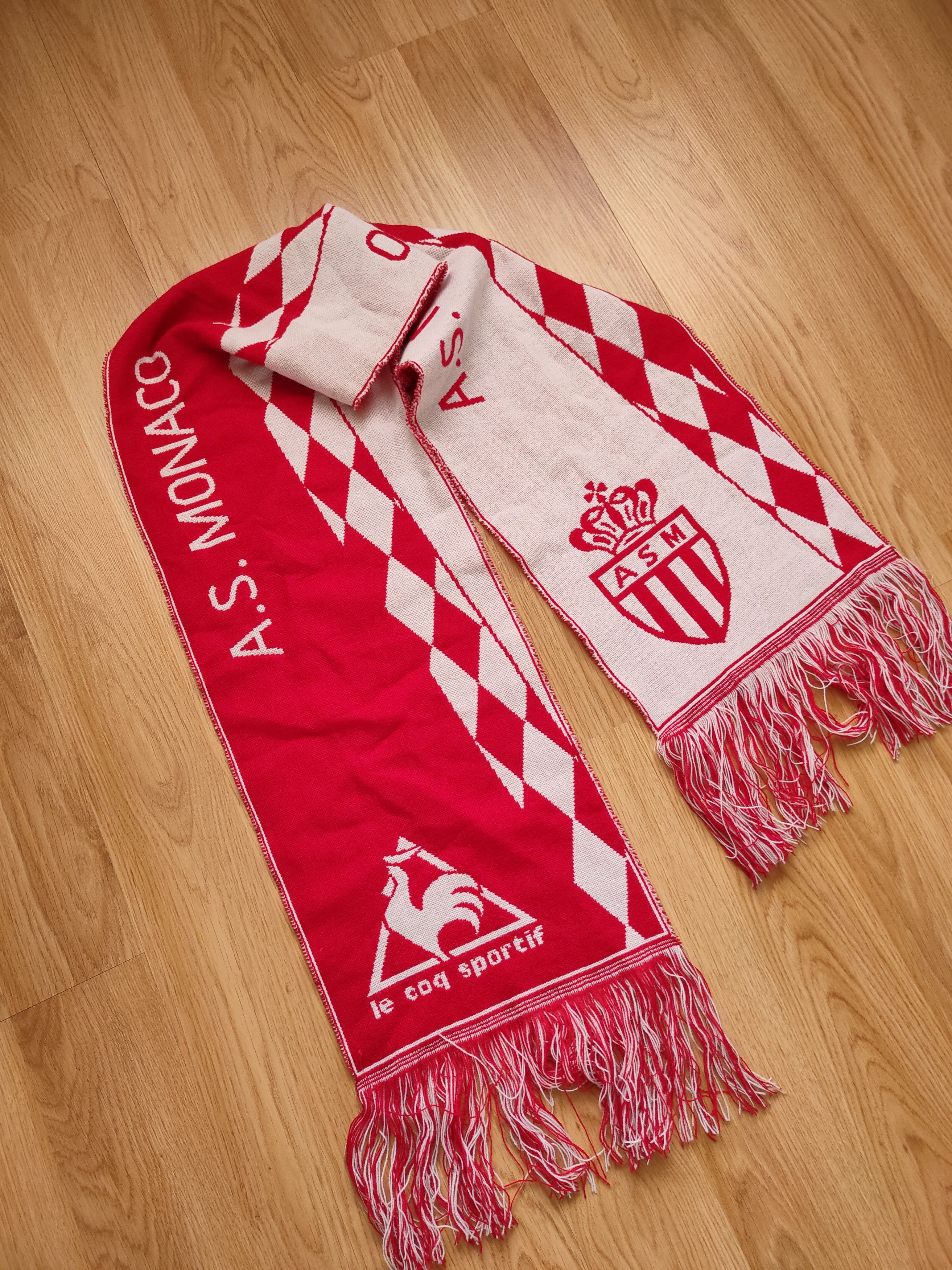 Le Coq Sportif Vintage scarf Le Coq Sportif A.S. Monaco Vetements Loisirs Size ONE SIZE - 4 Thumbnail