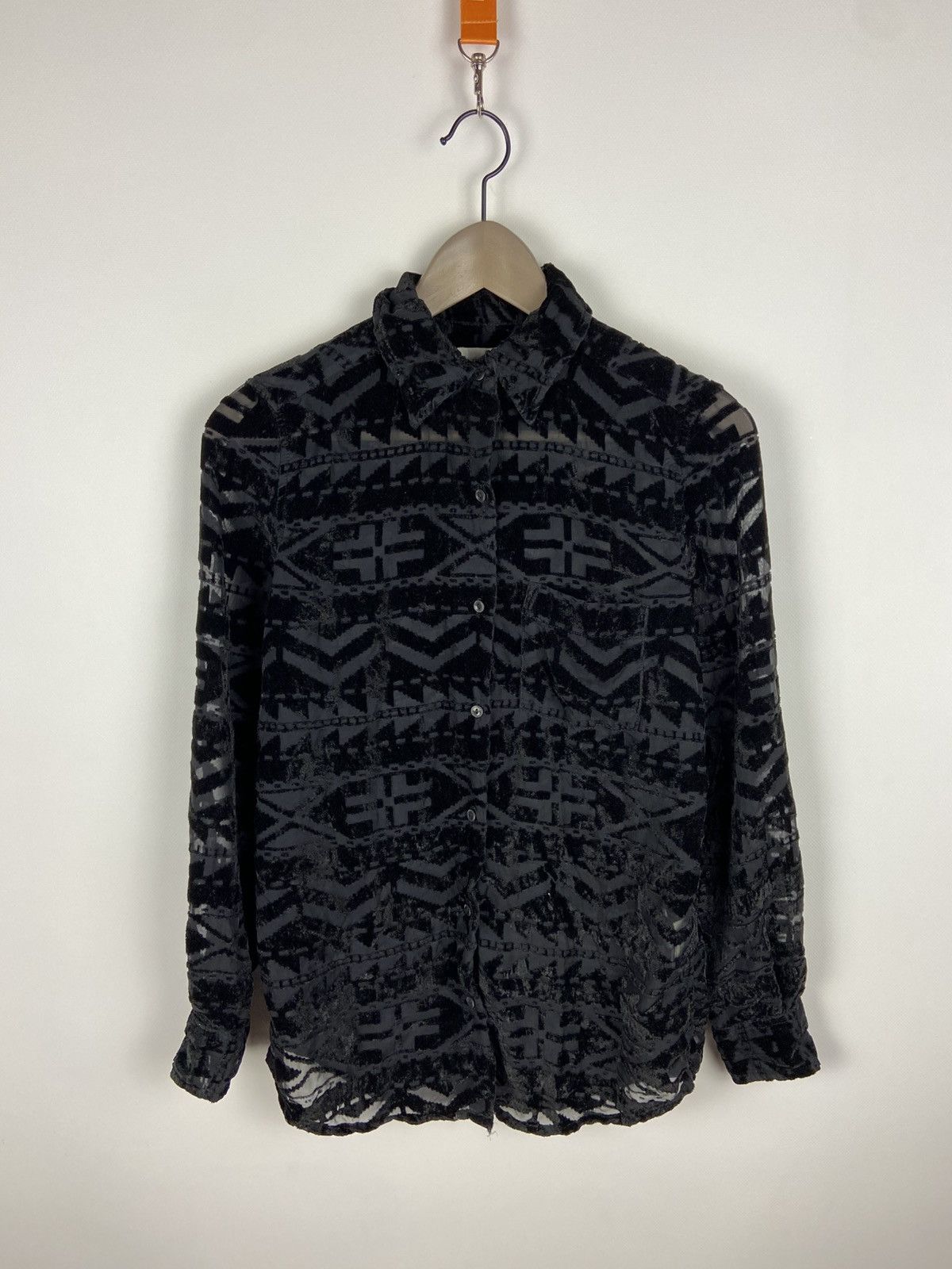 Denim & Supply Ralph Lauren Denim & Supply Ralph Lauren Burnout Aztec Women’s Shirt Size XS / US 0-2 / IT 36-38 - 1 Thumbnail