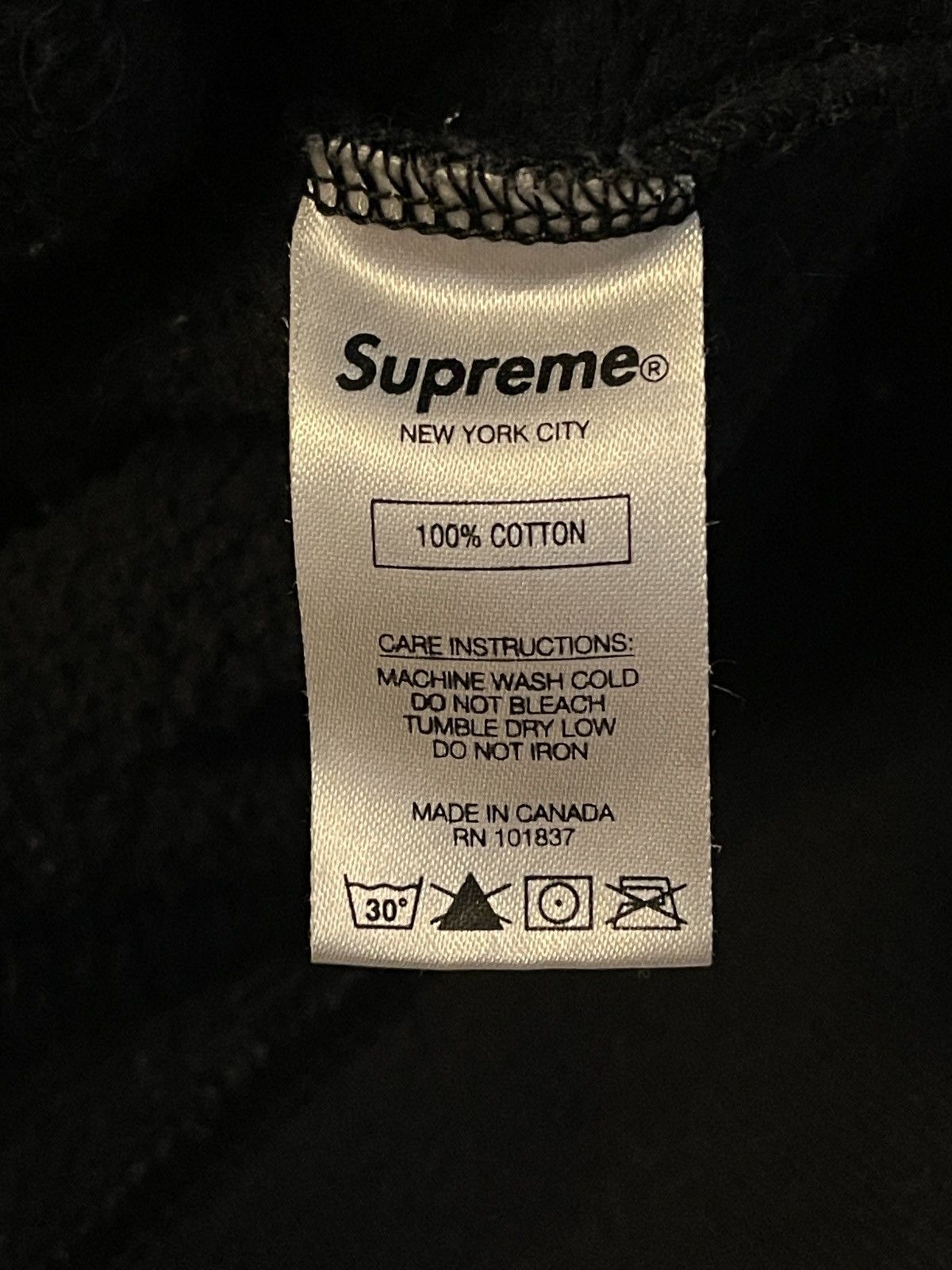 Supreme Supreme Warm Up Hooded Sweatshirt SS20 Black Large Hoodie Size US L / EU 52-54 / 3 - 10 Thumbnail