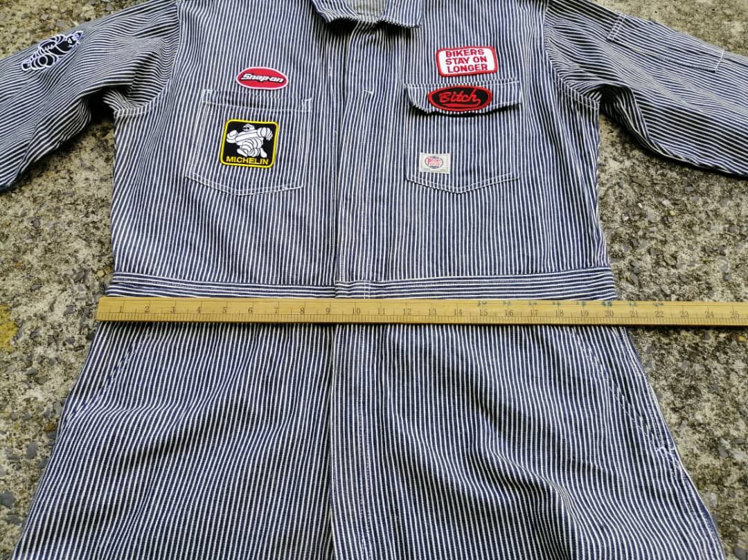 PERSON'S × Vintage Vintage Person's Hickory Stripes Overalls Size US 40 / EU 56 - 20 Thumbnail