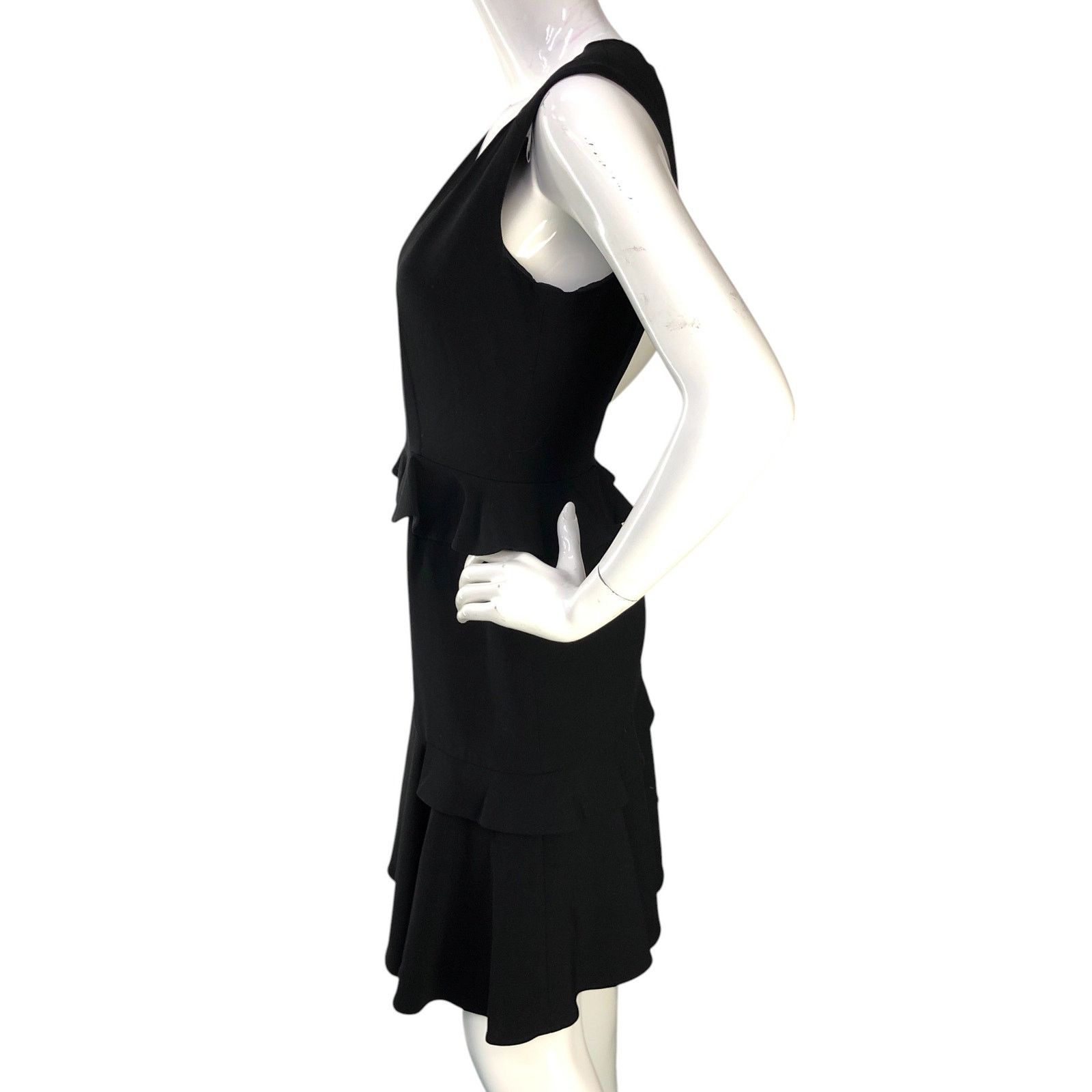 Prabal Gurung Prabal Gurung Size 4 Dress Tiered Ruffle V Neck Sleeveless Size S / US 4 / IT 40 - 5 Thumbnail